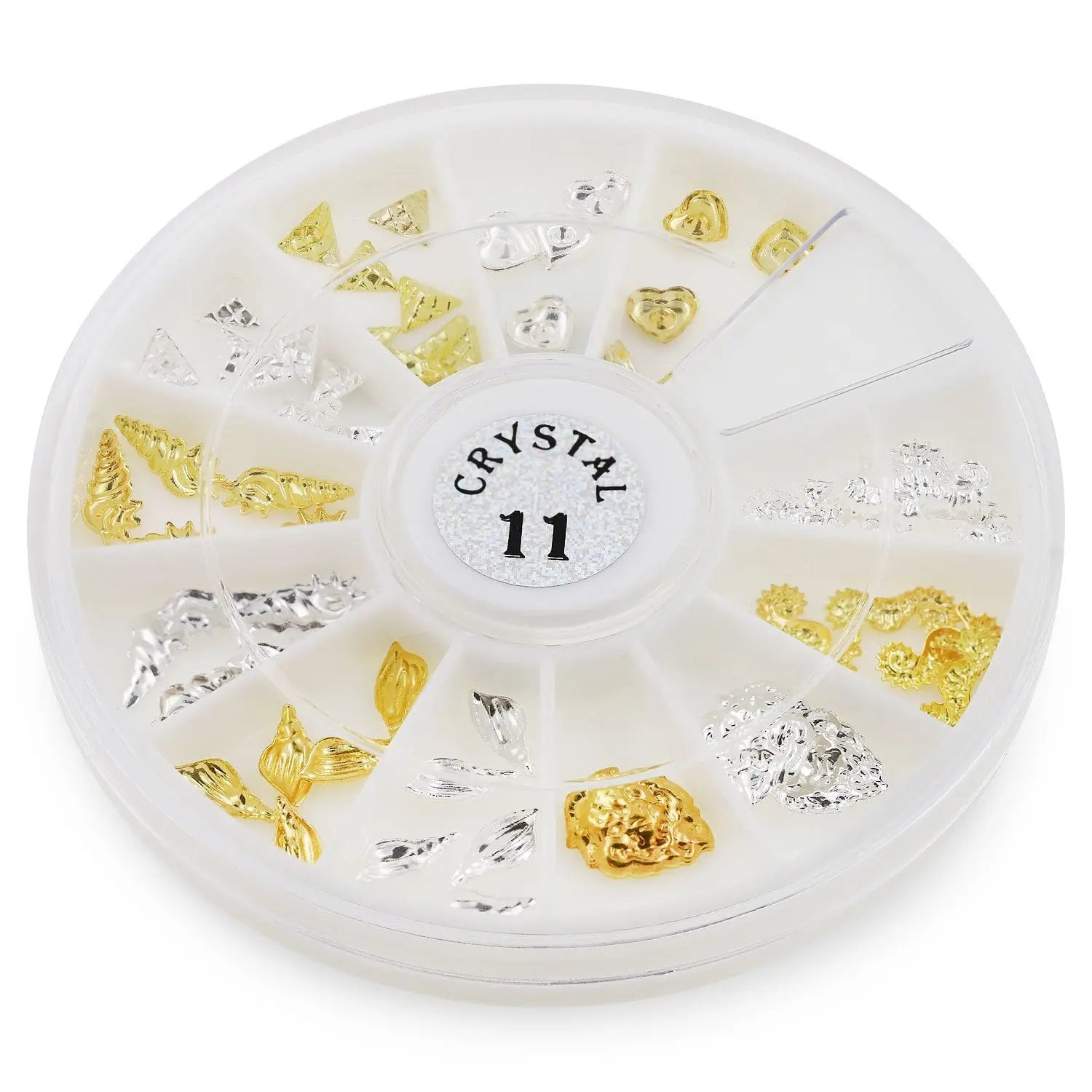 Metallic Nail Art Decals - Holidays Gold and Silver   Naio Nails