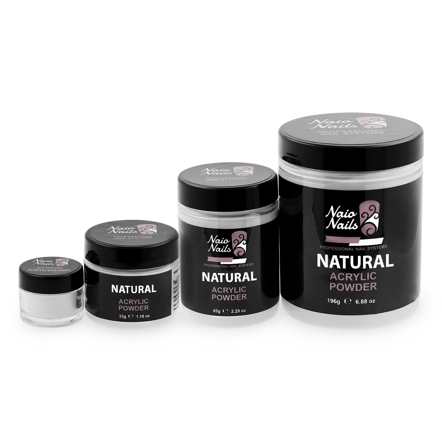 Natural Acrylic Powder 12g - 195g