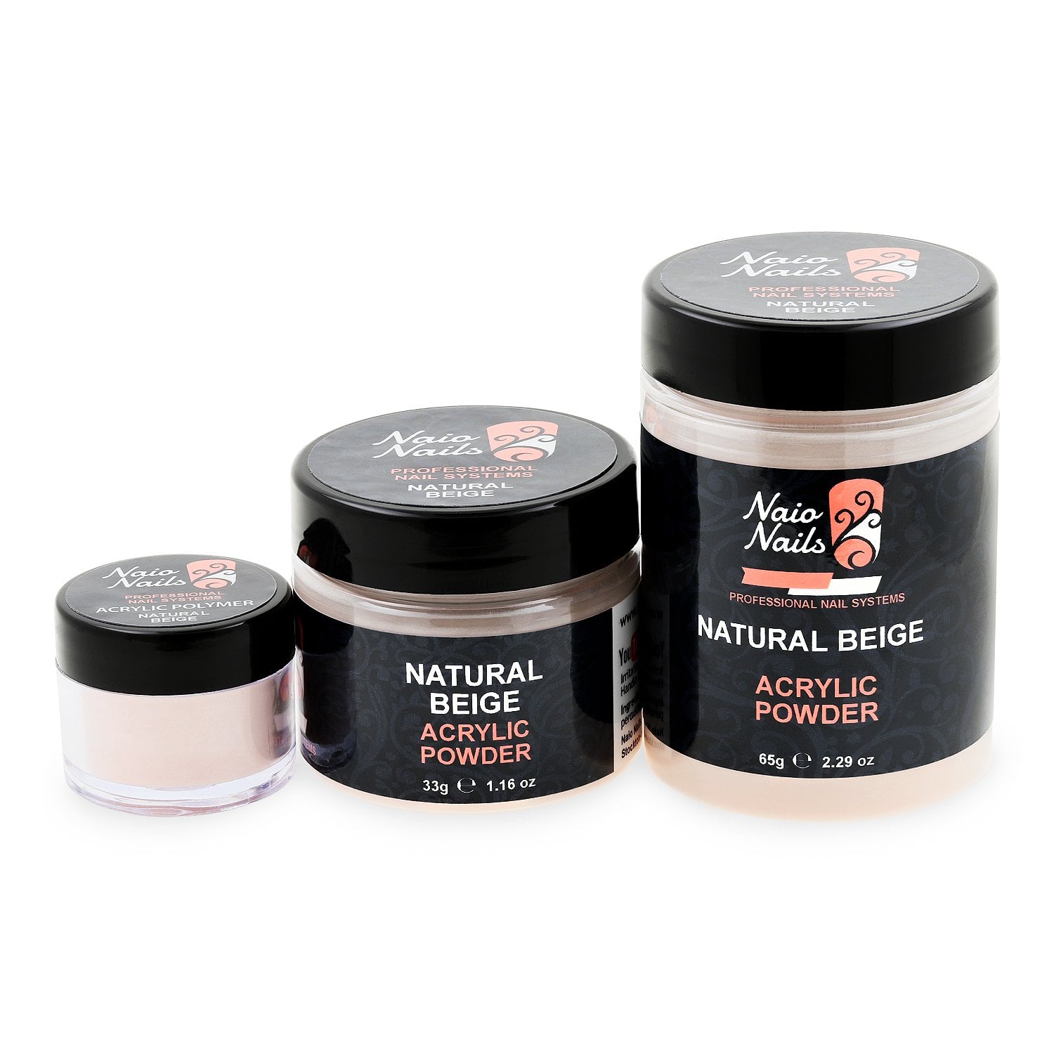 Natural Beige Cover Pink Acrylic Powder 12g - 195g
