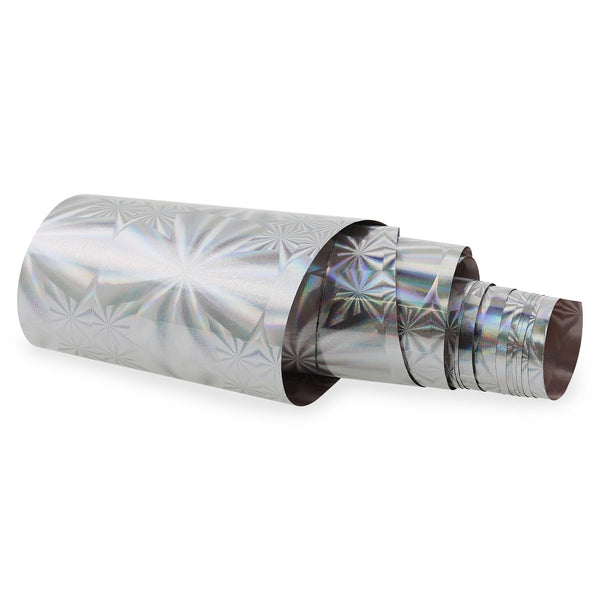 NF-013 Zilver Holo Starburst - Transfer Foil Strip