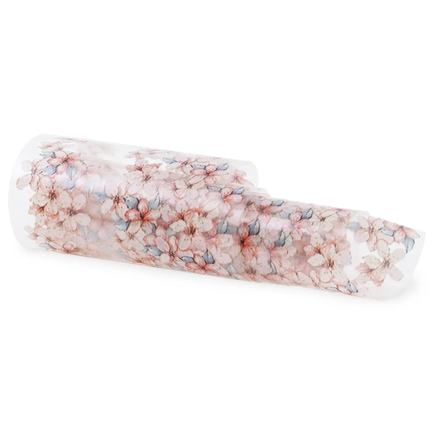 NF-032 Pastel Pink Flowers - Transfer Foil Strip   Naio Nails