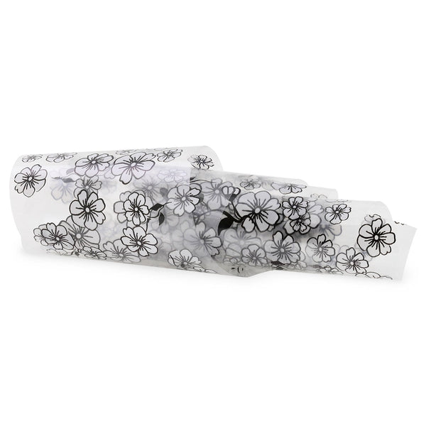 NF-041 White Flower - Transfer Foil Strip