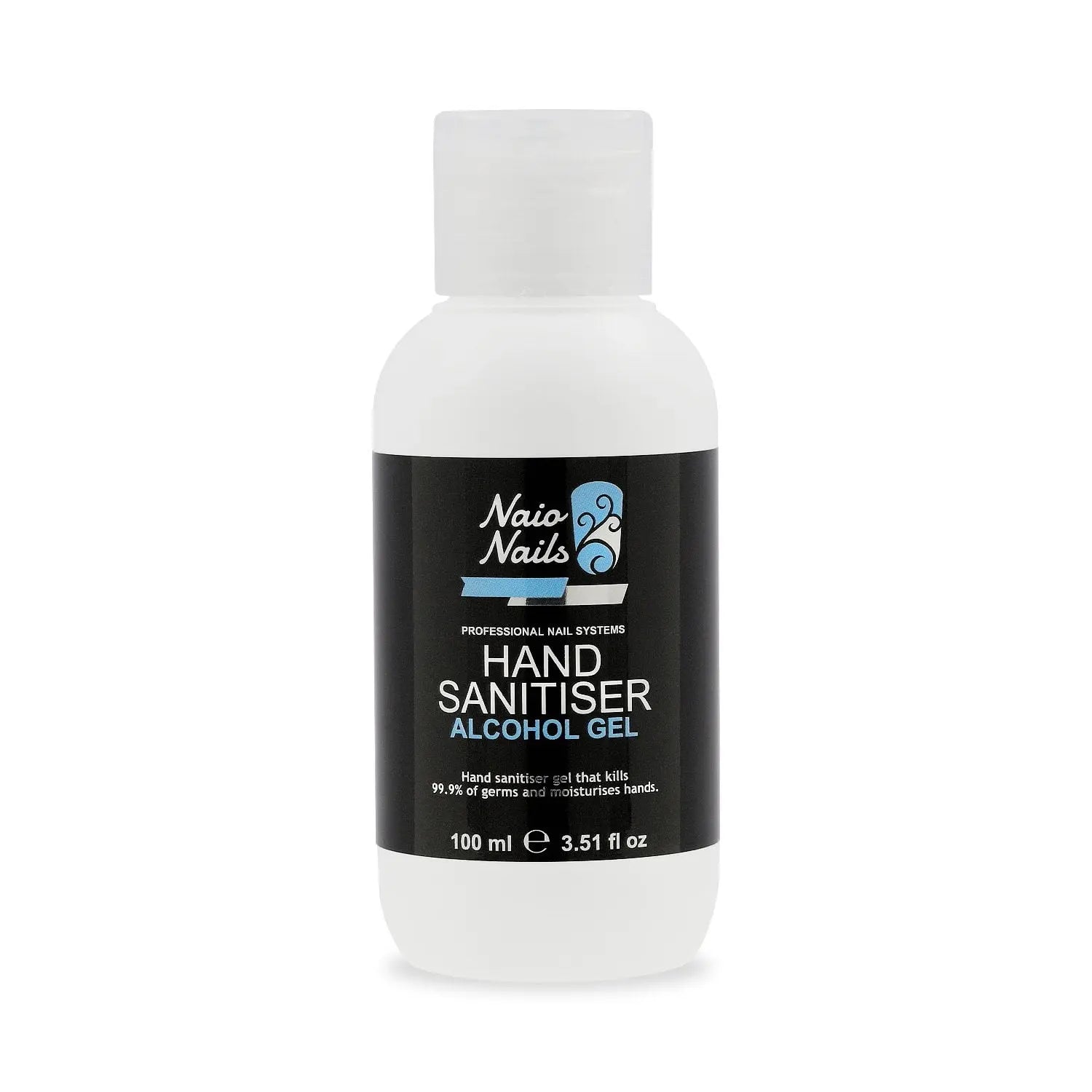 Hand Sanitiser - Alcohol Gel - 100ml   Naio Nails