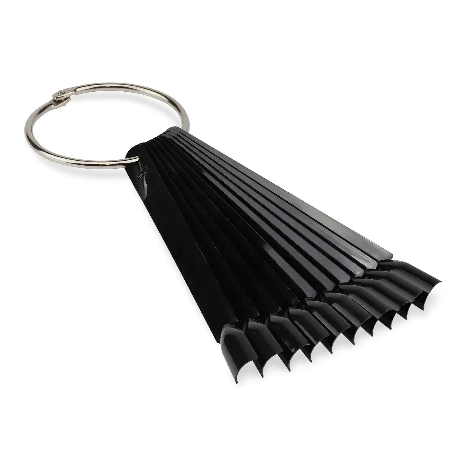 Black Colour Display Fan - Pack of 50   Naio Nails