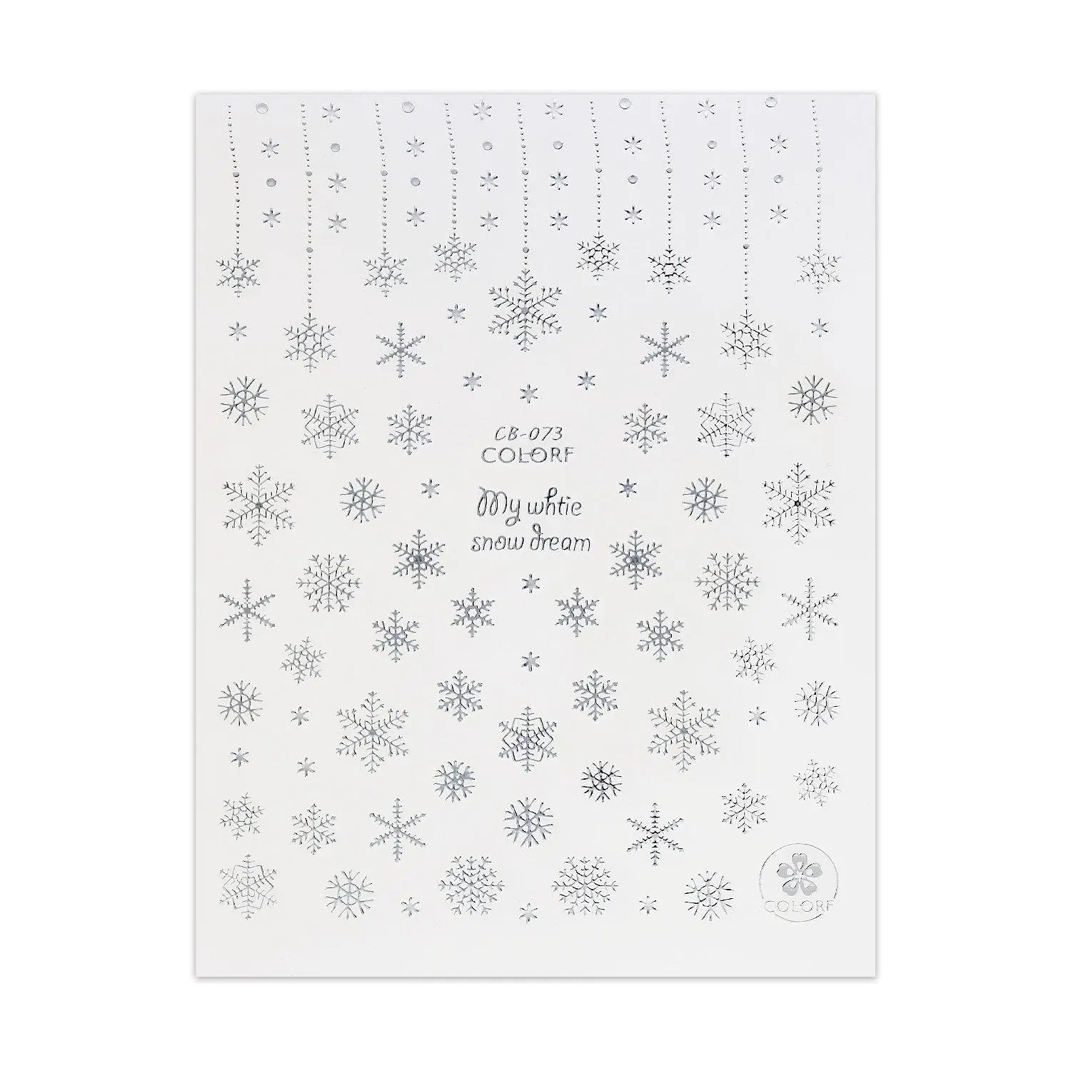 Christmas Sticker - Snowflake Selection 2   Naio Nails