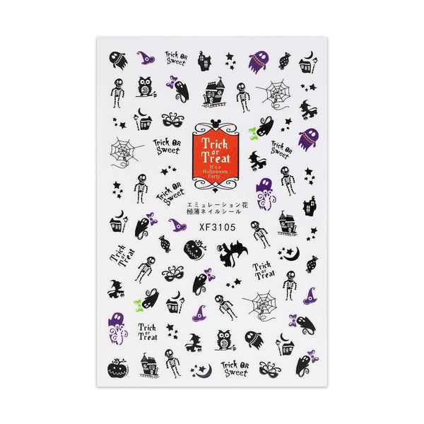 Halloween Stickers - Skeletons, Ghosts & Haunted Houses