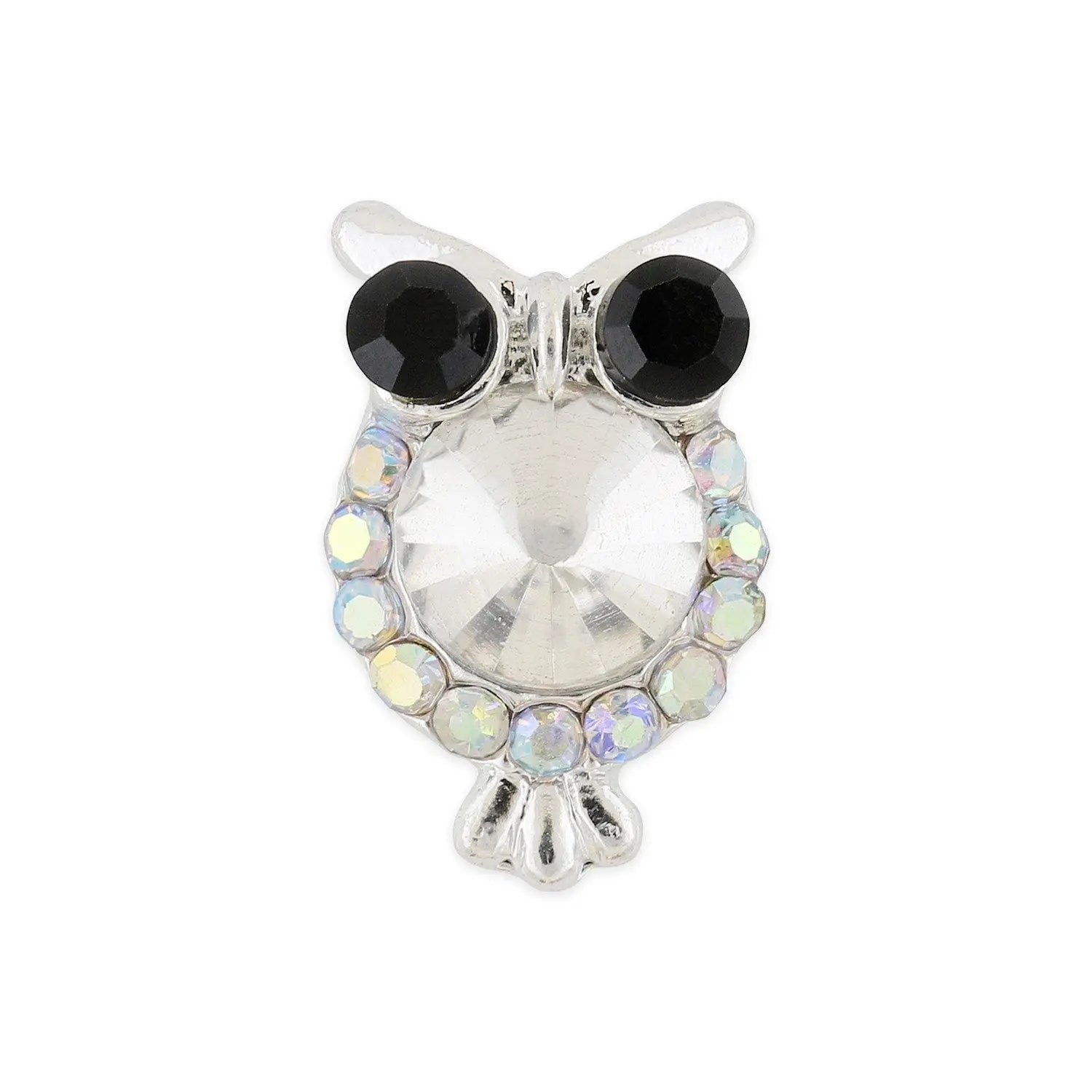 Pot of 10 Charms - Crystal Owl   Naio Nails