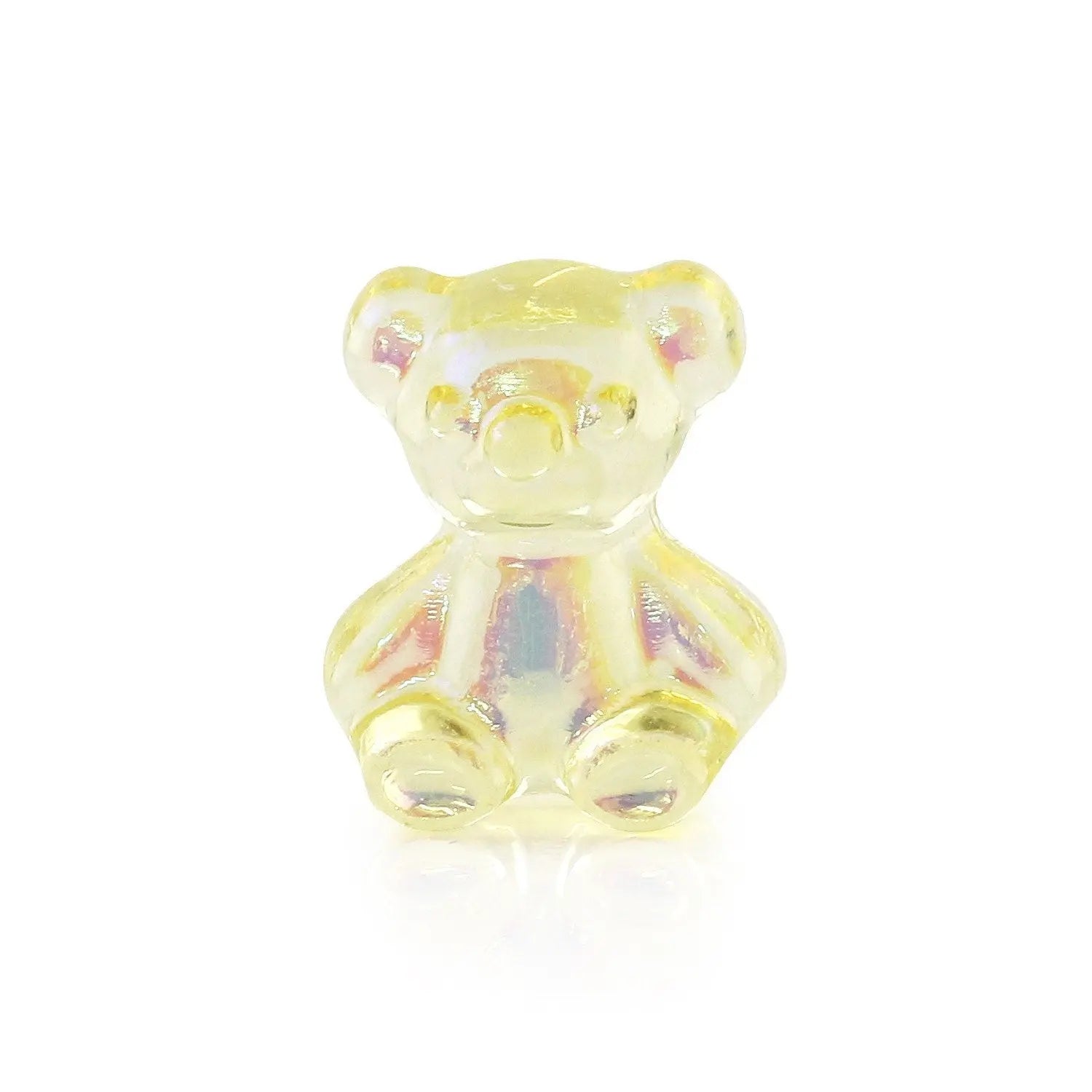 Pot of 5 Charms - Yellow Teddybear   Naio Nails