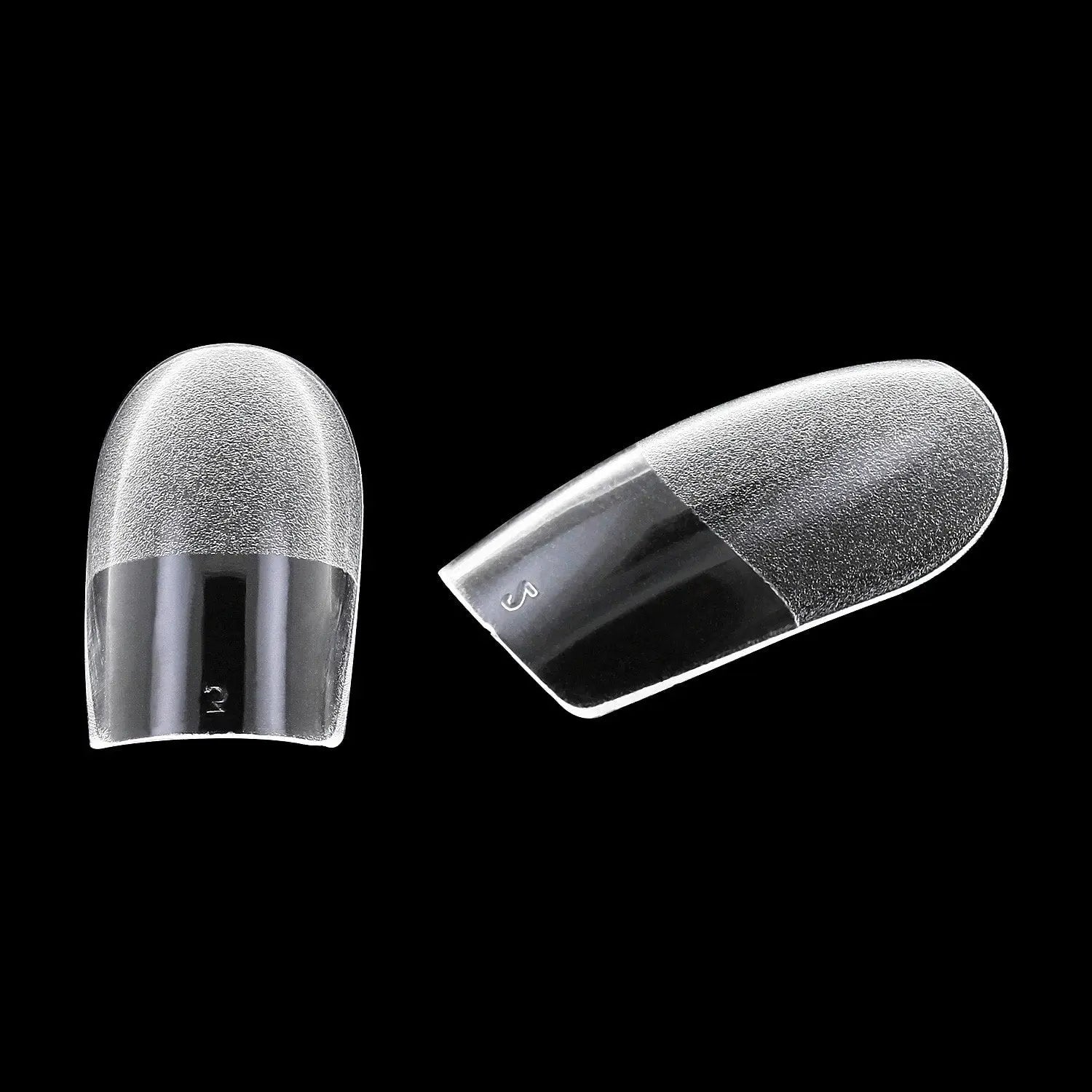 Full Cover Classic Square - Clear Nail Tips - 360 Tips   Naio Nails