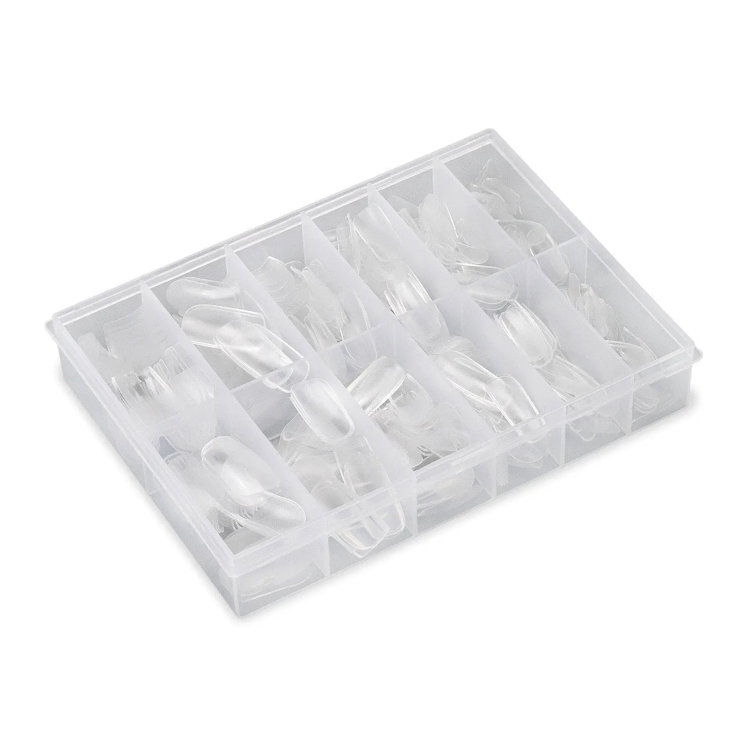 Full Cover Classic Square - Clear Nail Tips - 360 Tips   Naio Nails