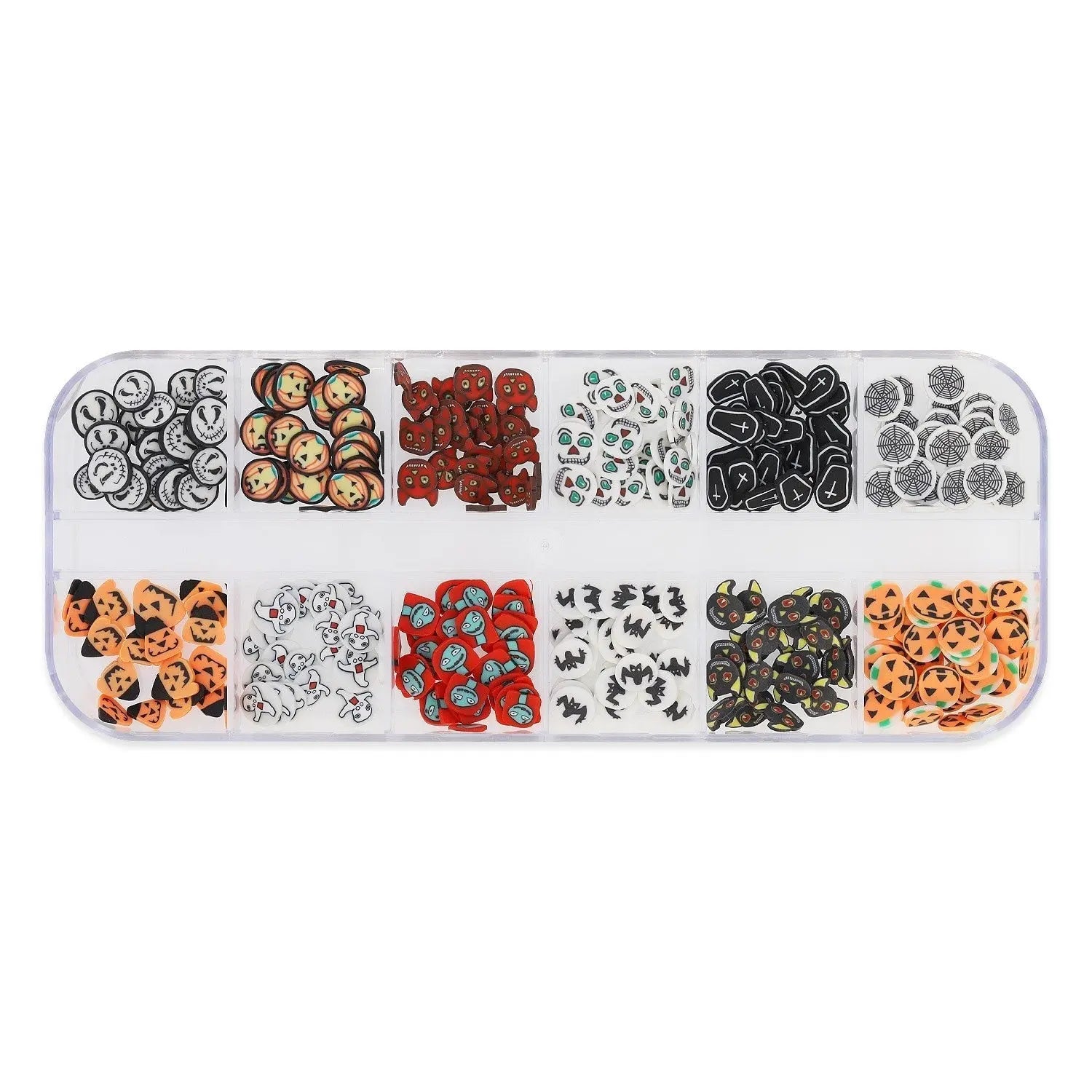 Halloween Fimo Slices - Various Designs - 005   Naio Nails