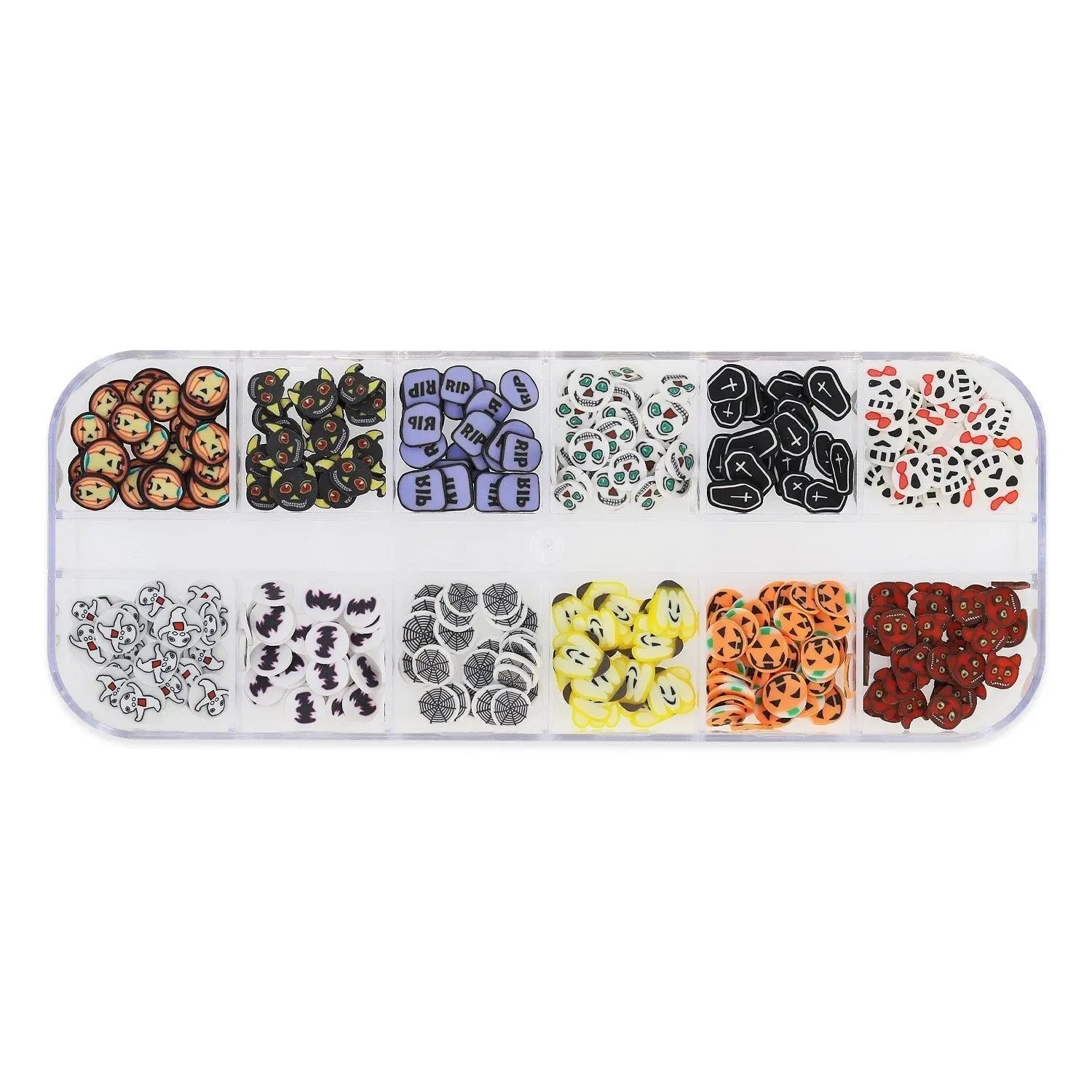 Halloween Fimo Slices - Various Designs - 002   Naio Nails