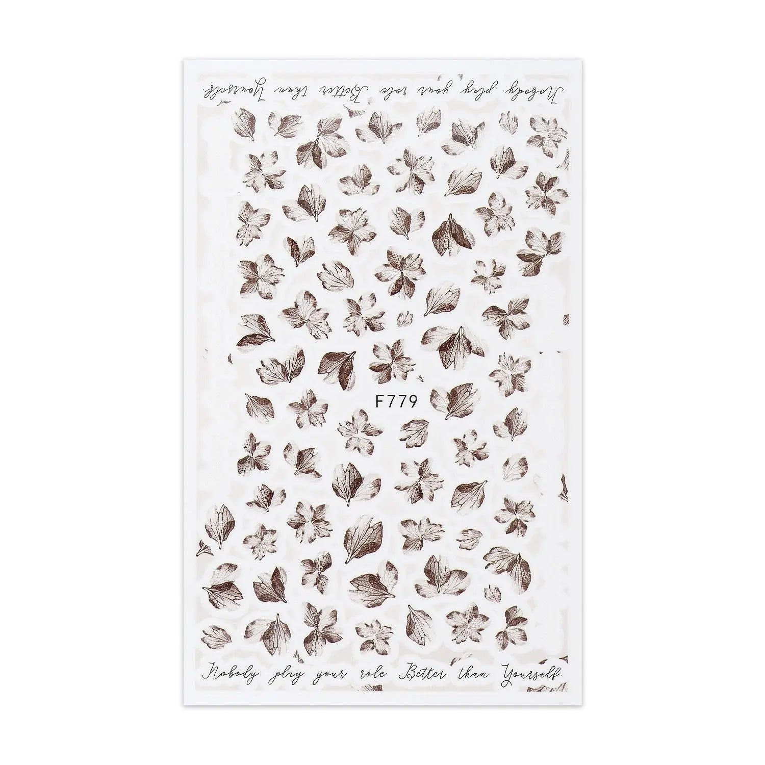 Sticker Sheet - Pressed Leaves   Naio Nails