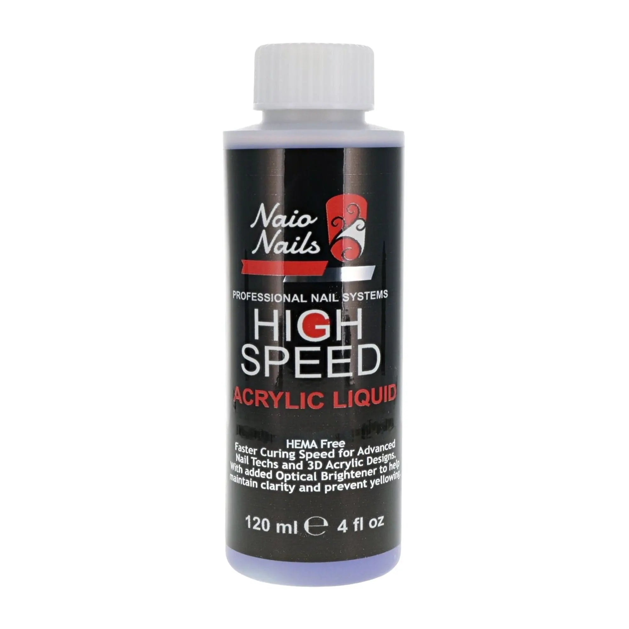 High Speed Acrylic Liquid 120ml   Naio Nails