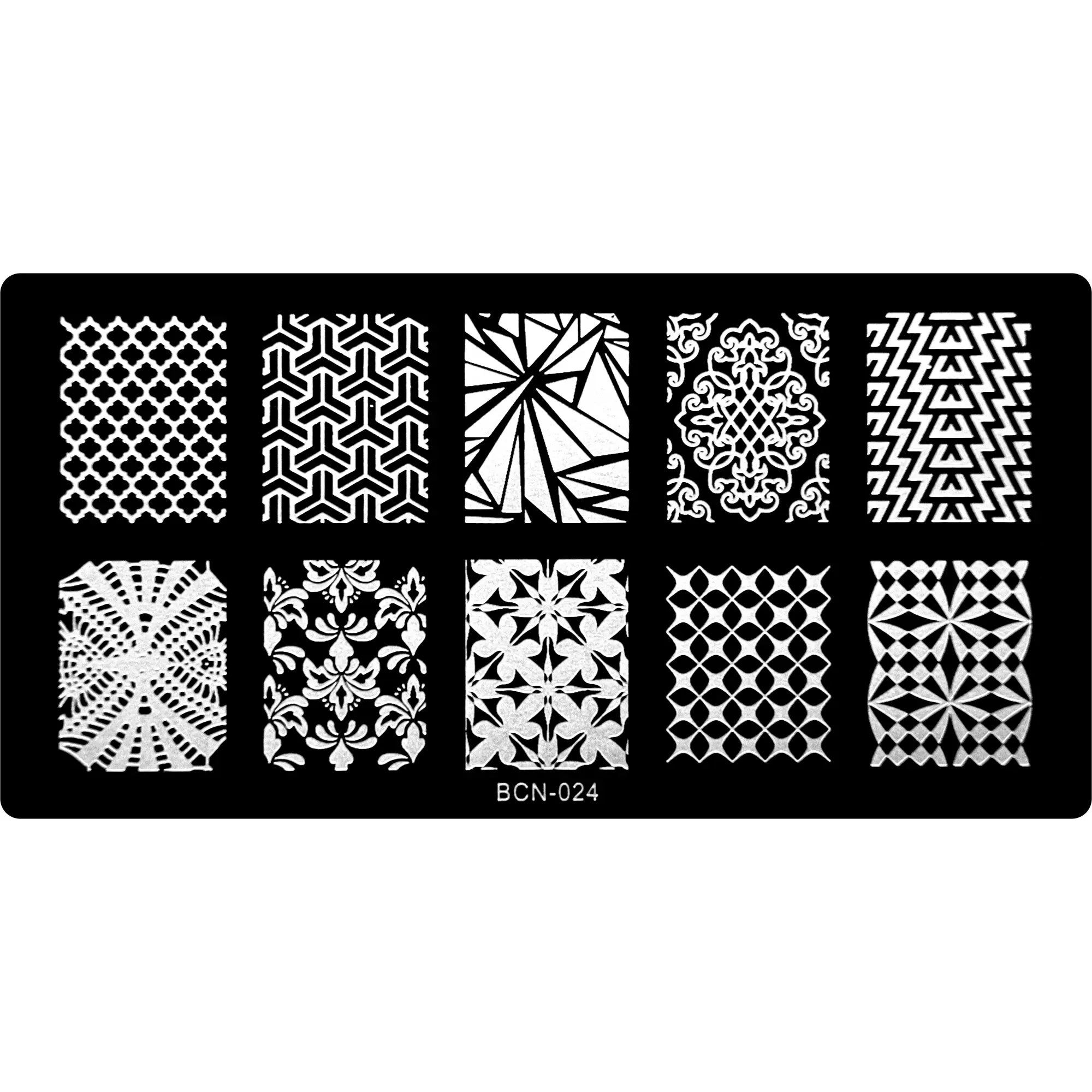 Stamping Plate - BCN-024   Naio Nails