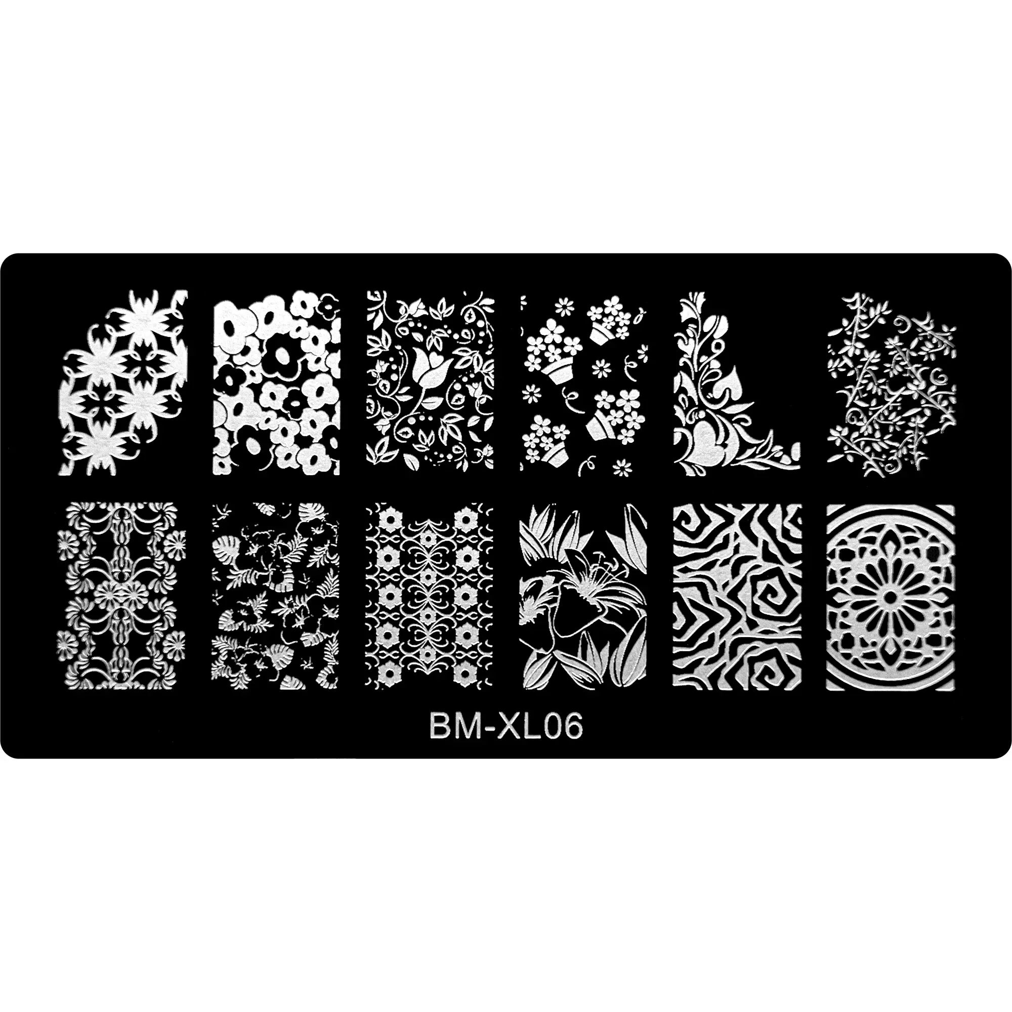 Stamping Plate - BM-XL06   Naio Nails