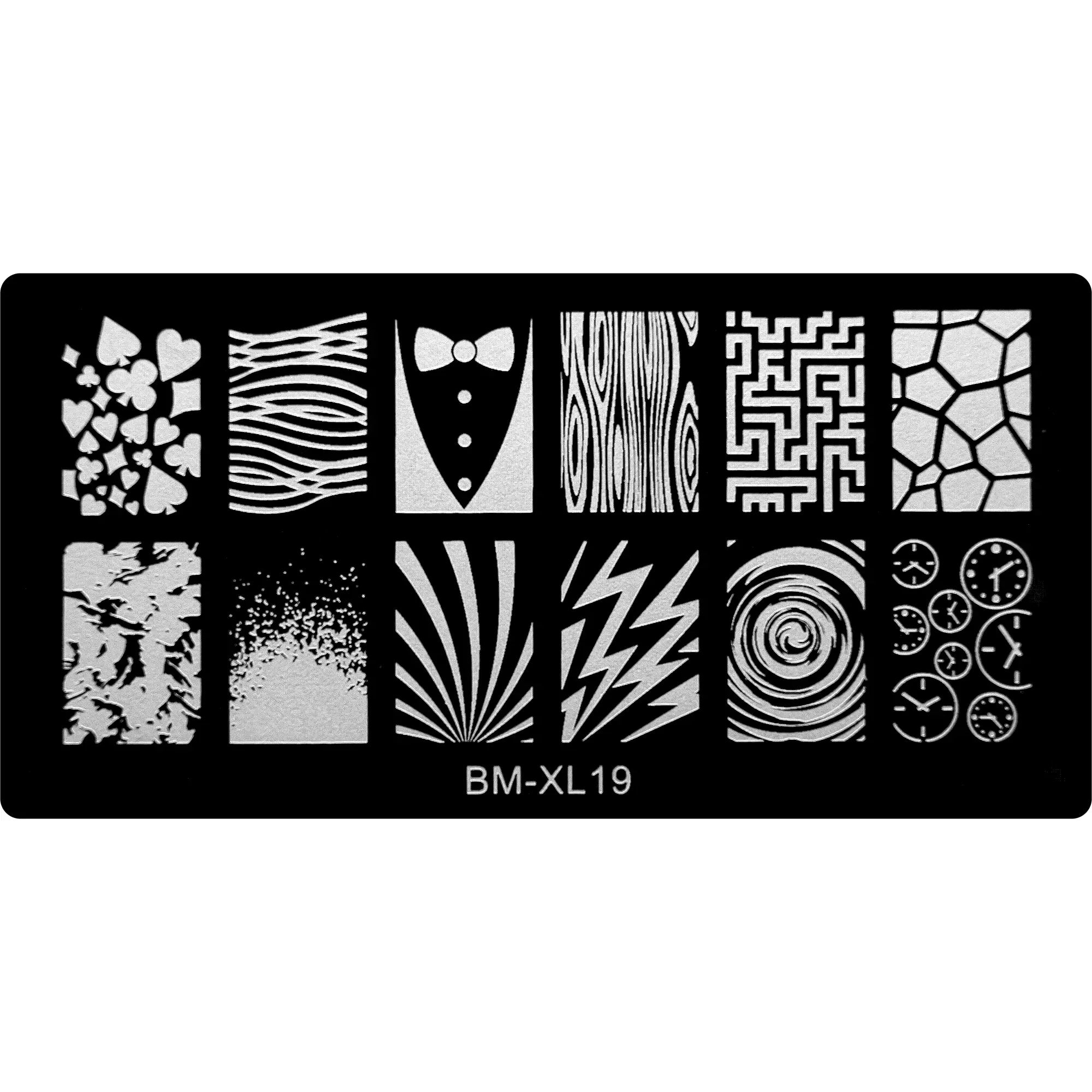 Stamping Plate - BM-XL19   Naio Nails