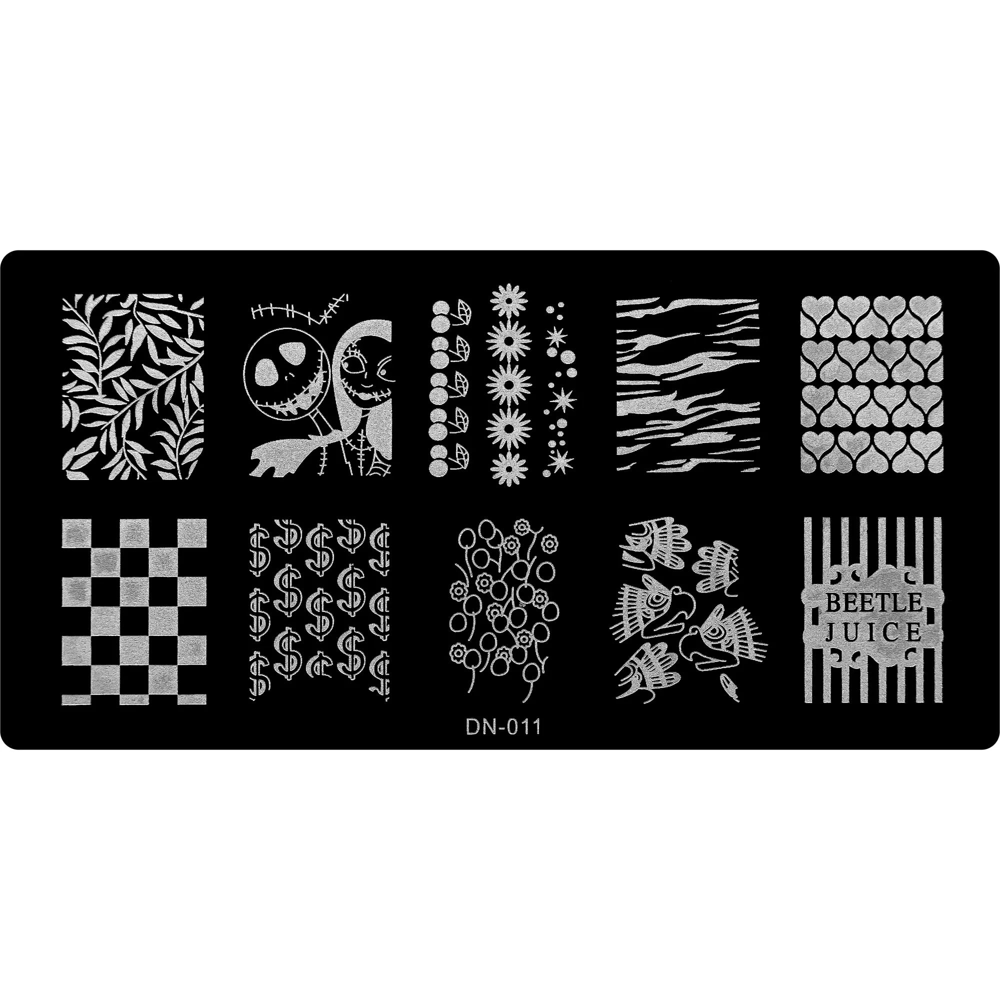 Stamping Plate - DN-011   Naio Nails