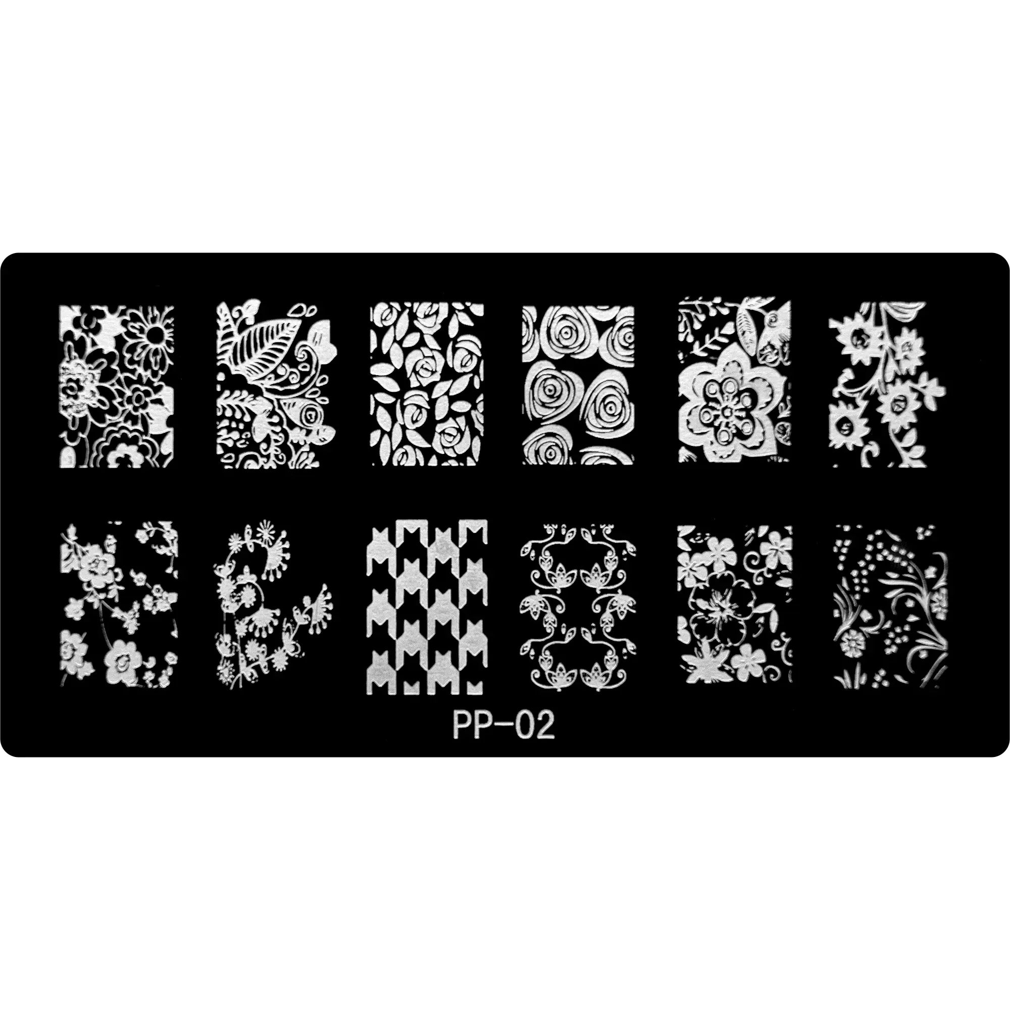 Stamping Plate - PP-002   Naio Nails