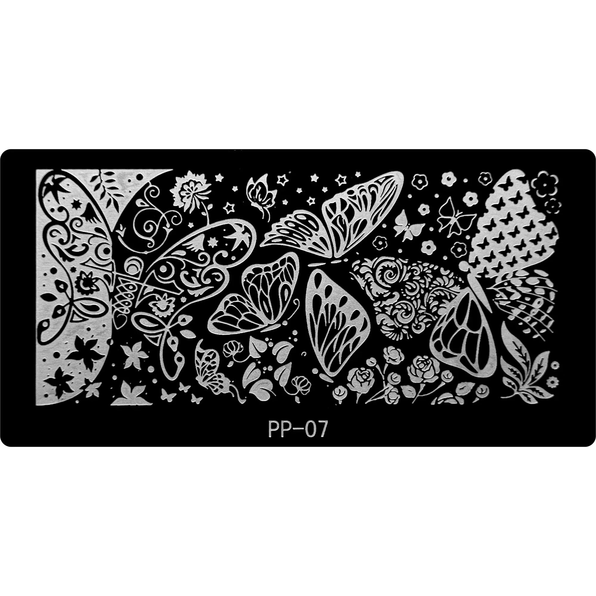 Stamping Plate - PP-007   Naio Nails