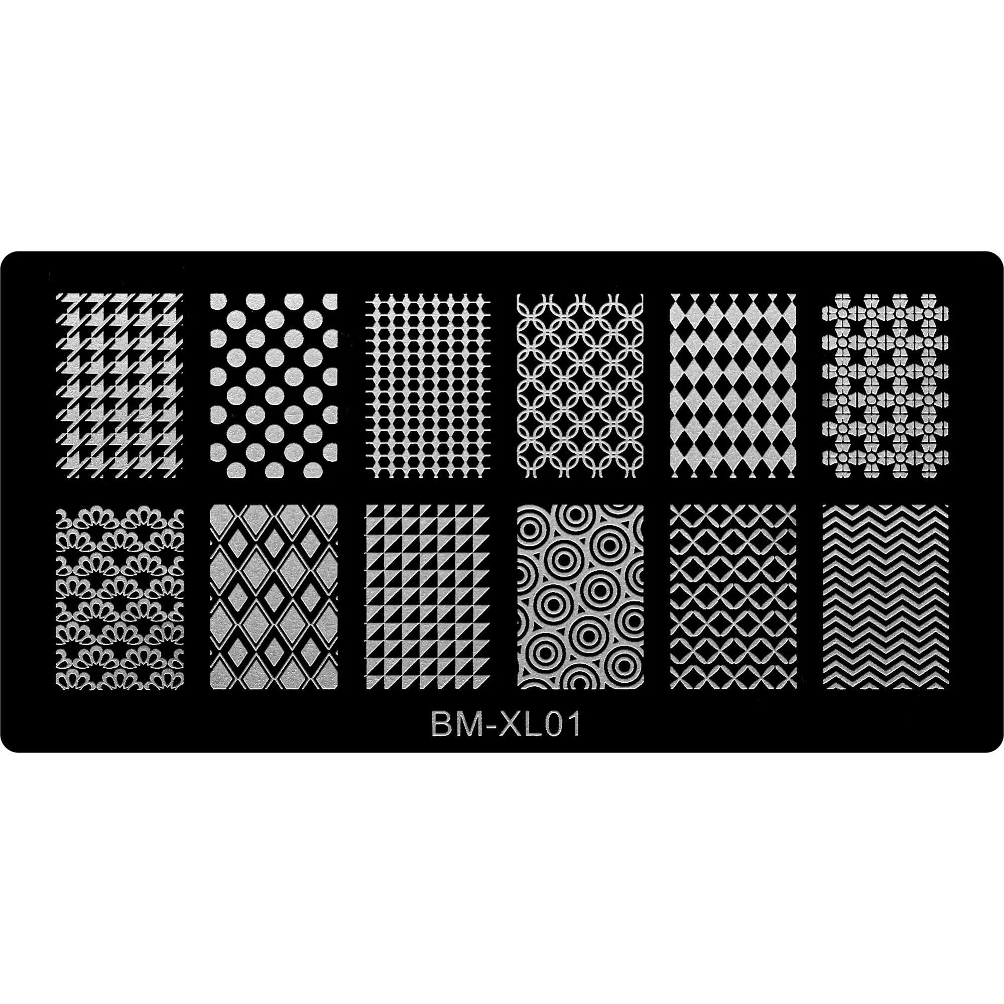 Stamping Plate - BM-XL01   Naio Nails