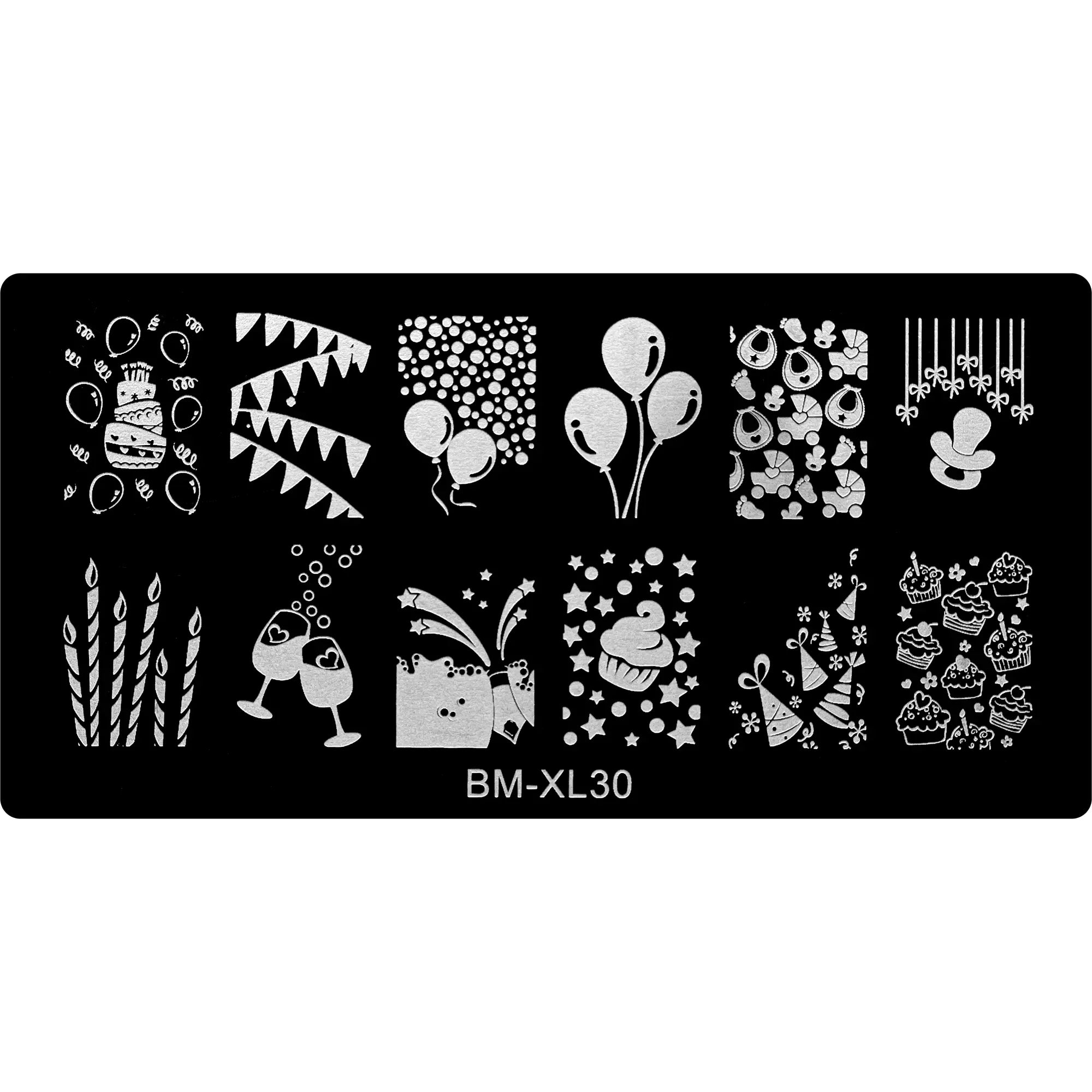 Stamping Plate - BM-XL30   Naio Nails