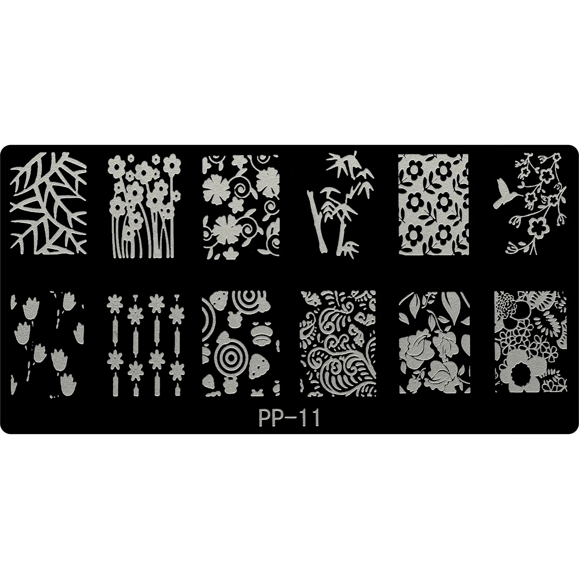 Stamping Plate - PP-011   Naio Nails