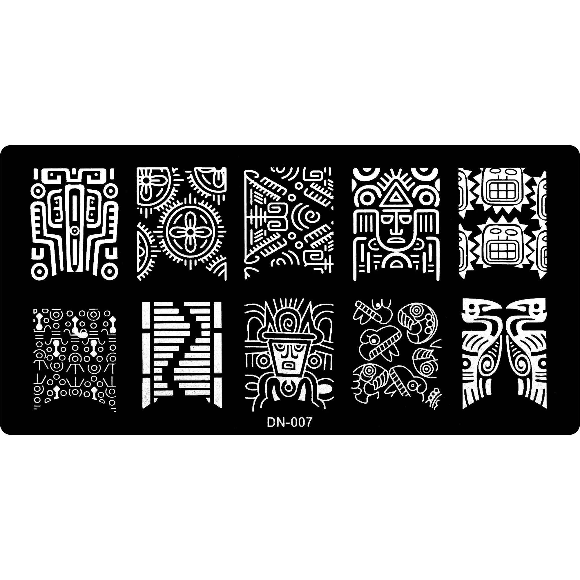 Stamping Plate - DN-007   Naio Nails