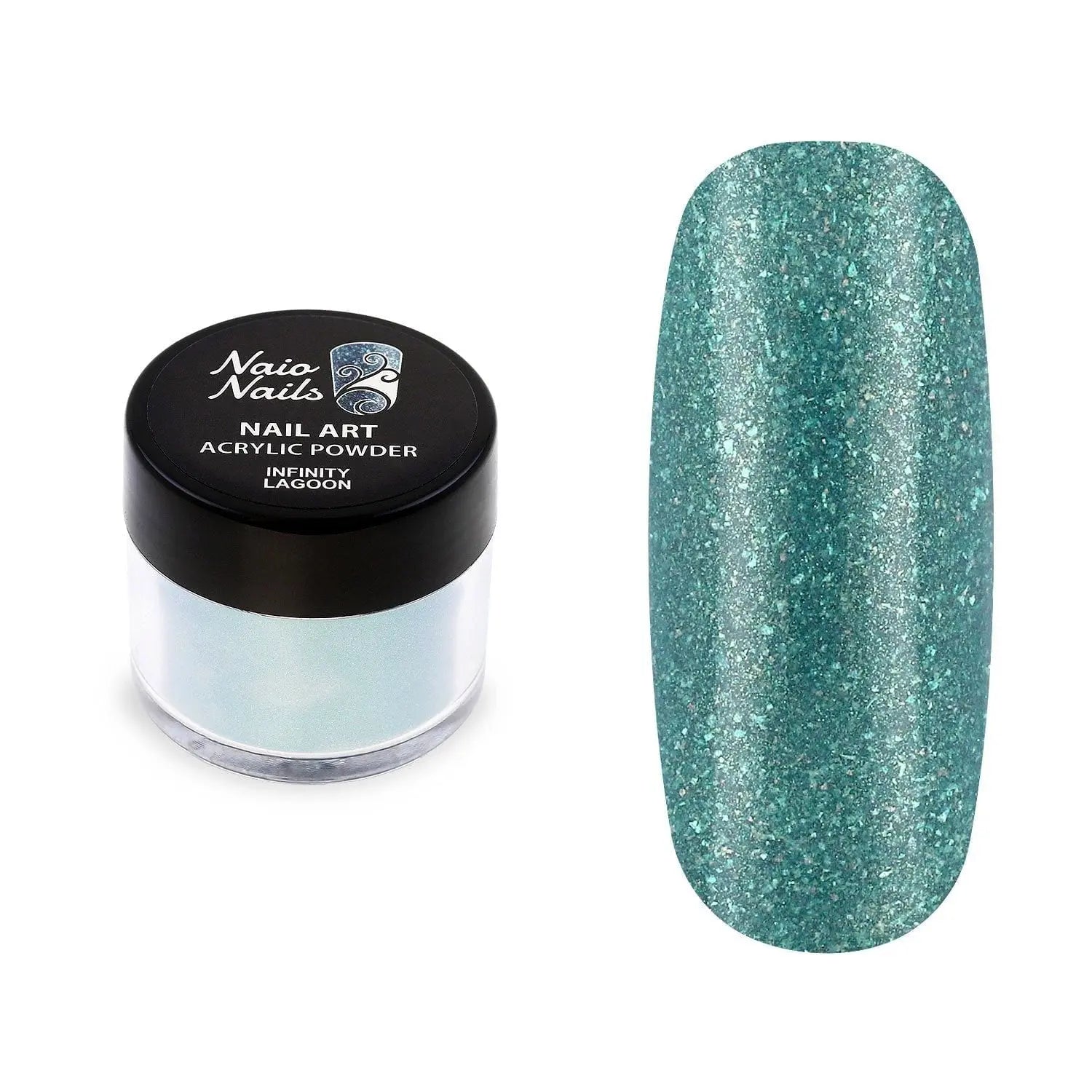 Infinity Lagoon Acrylic Powder - 12g   Naio Nails