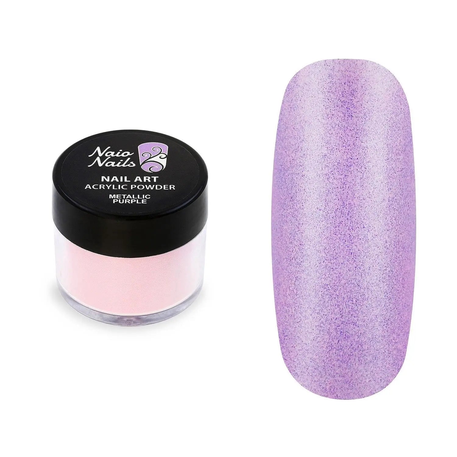 Metallic Purple Acrylic Powder - 12g   Naio Nails