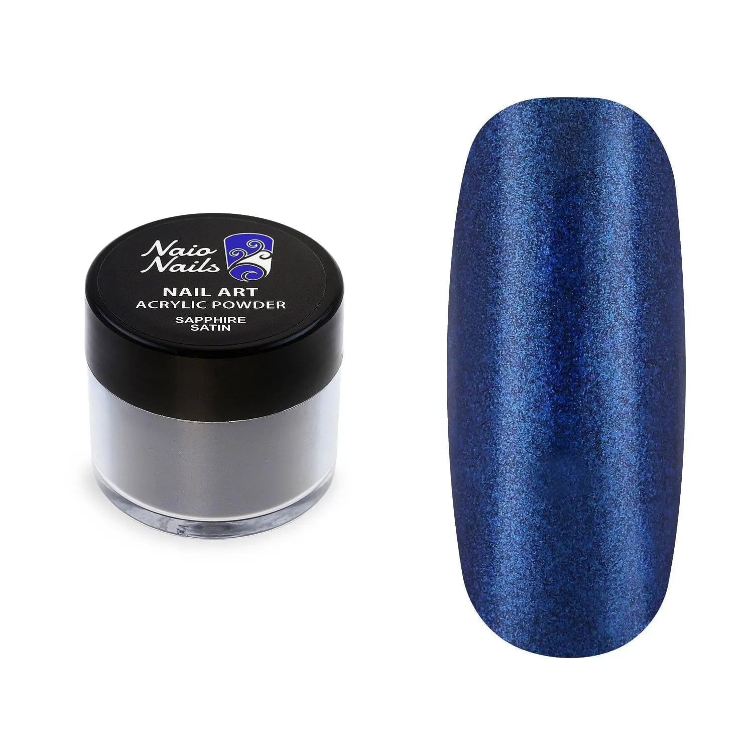 Sapphire Satin Acrylic Powder - 12g   Naio Nails
