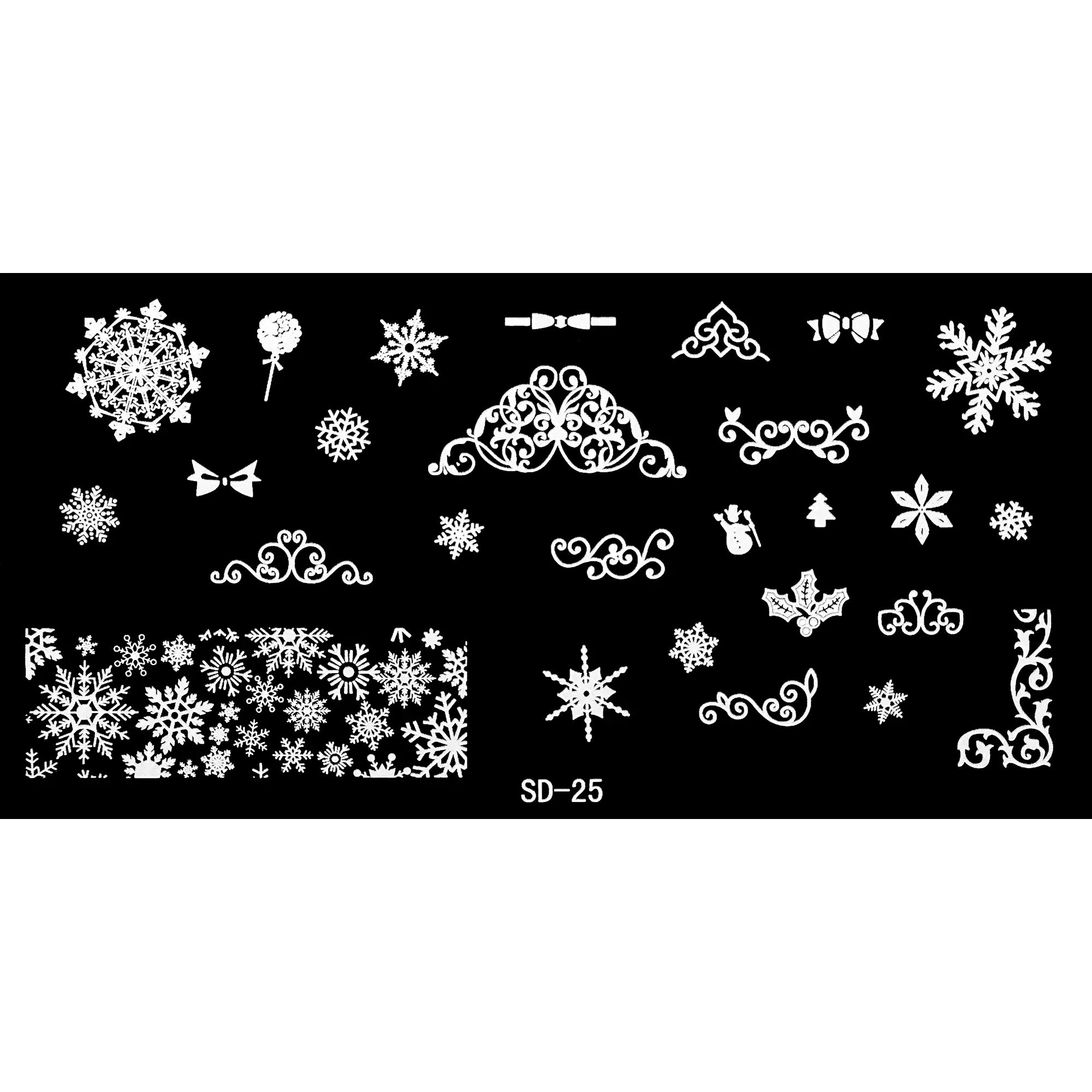 Stamping Plate - SD-025   Naio Nails