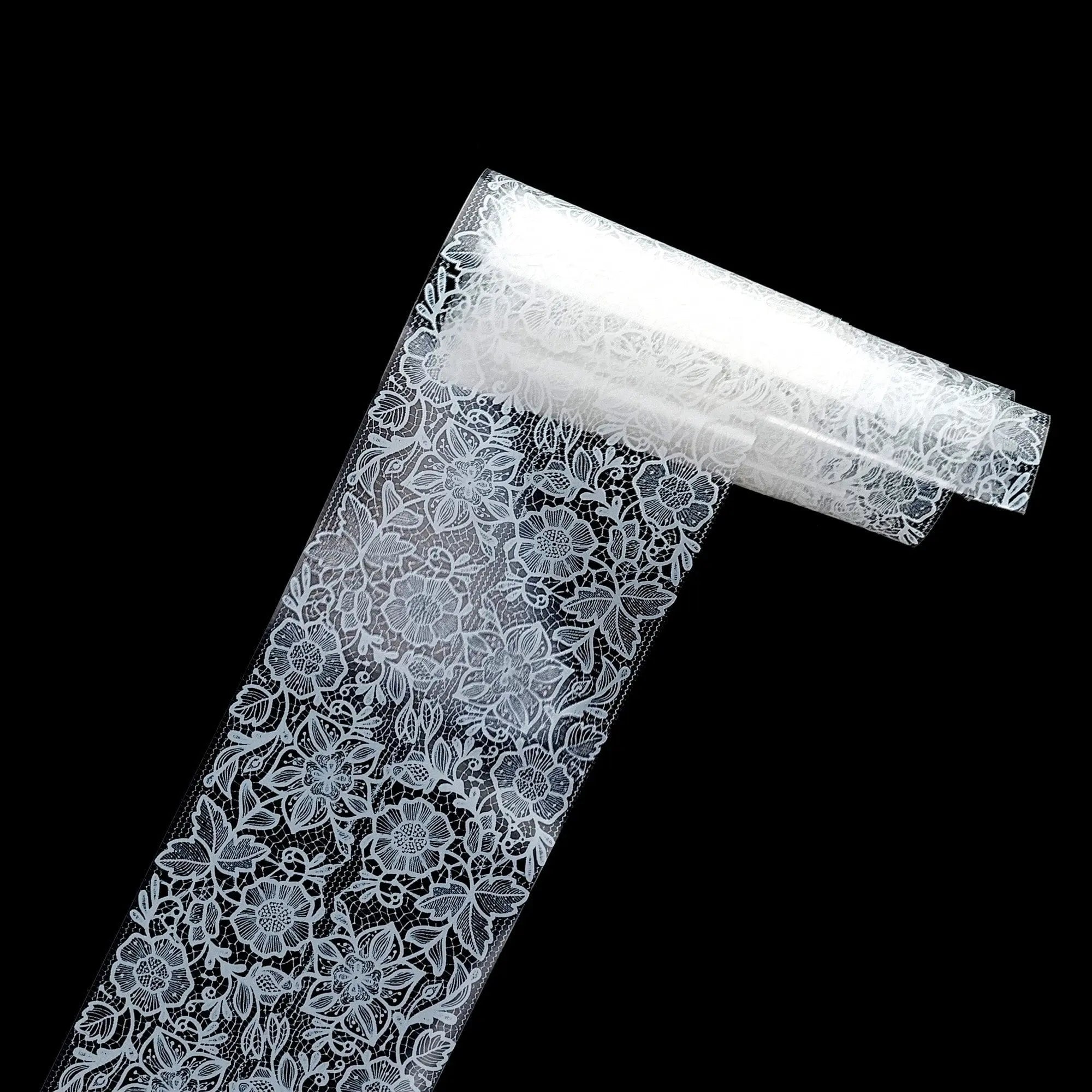 TFS-7 Black & White Netted Foil   Naio Nails