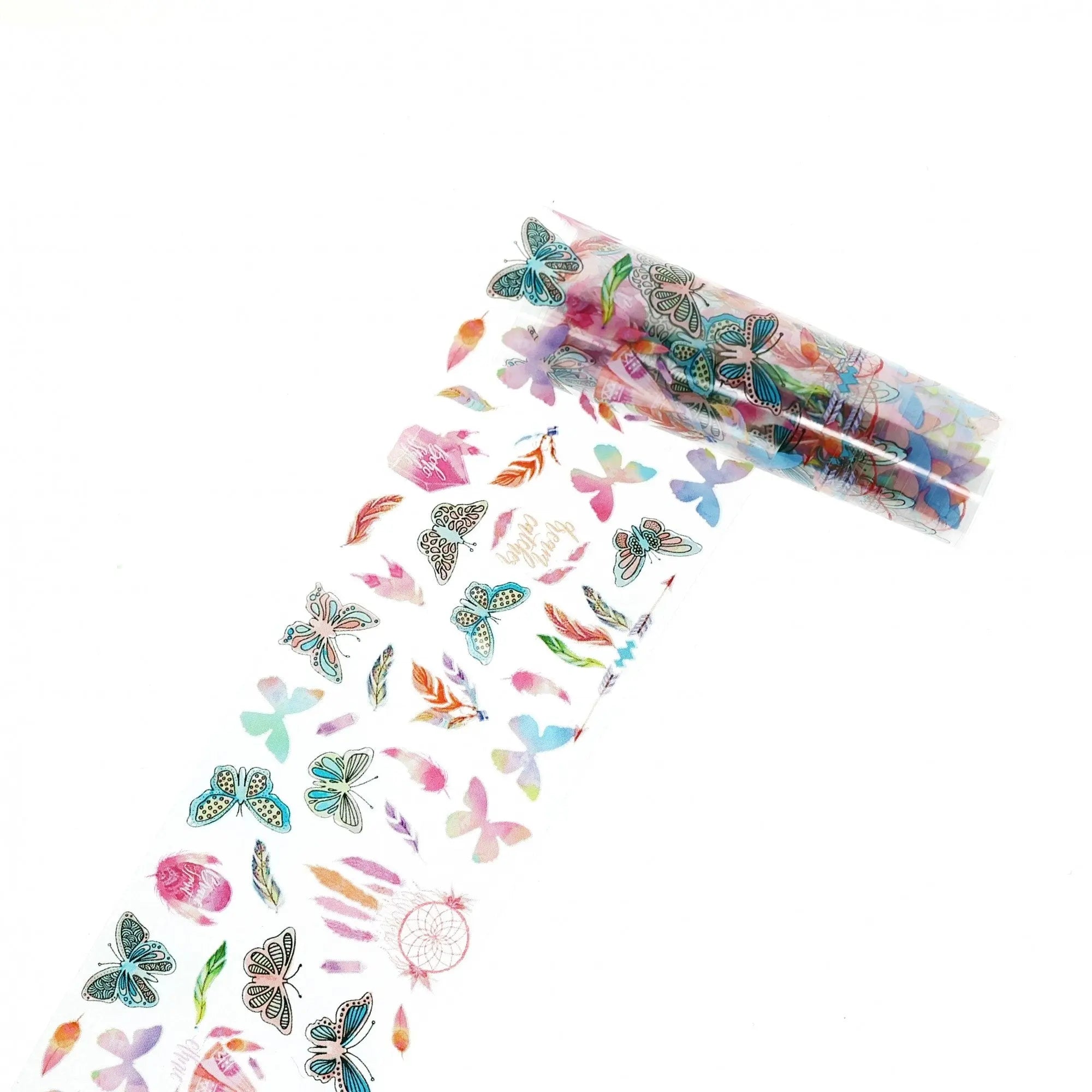 Transparent Butterflies and Flowers TFS-22   Naio Nails