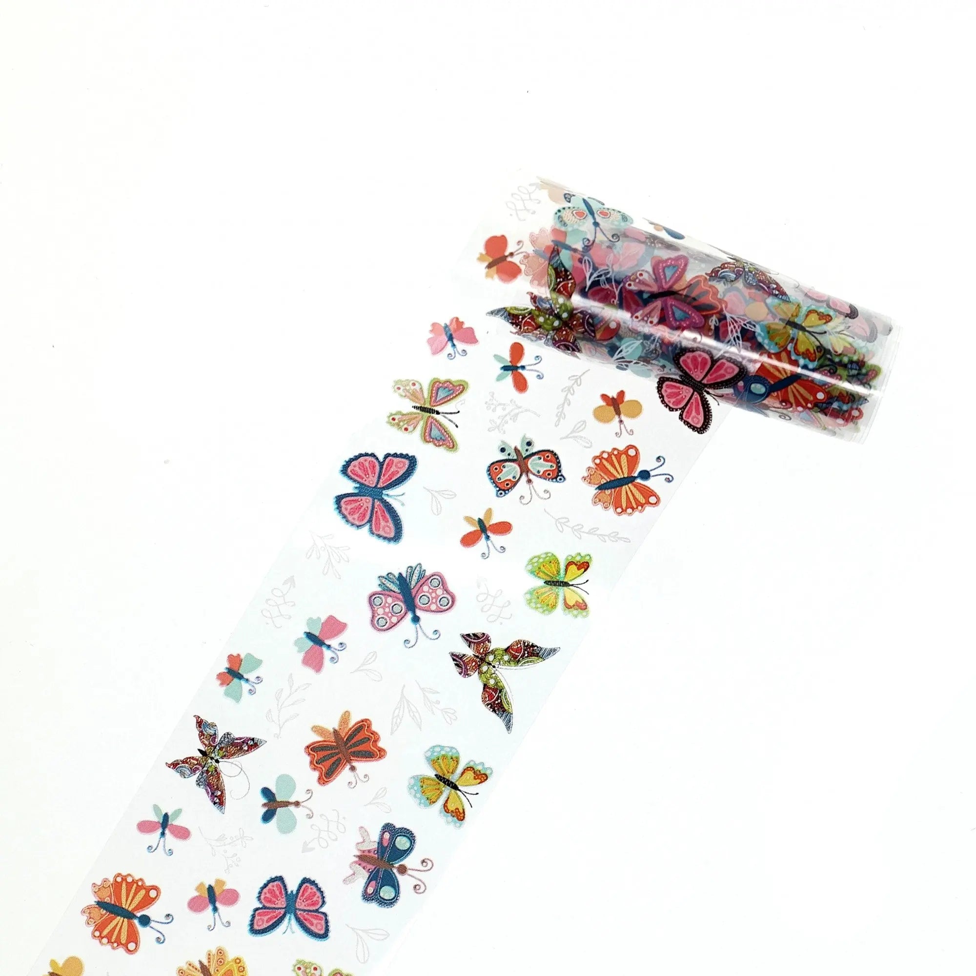 Transparent Butterflies and Flowers TFS-22   Naio Nails