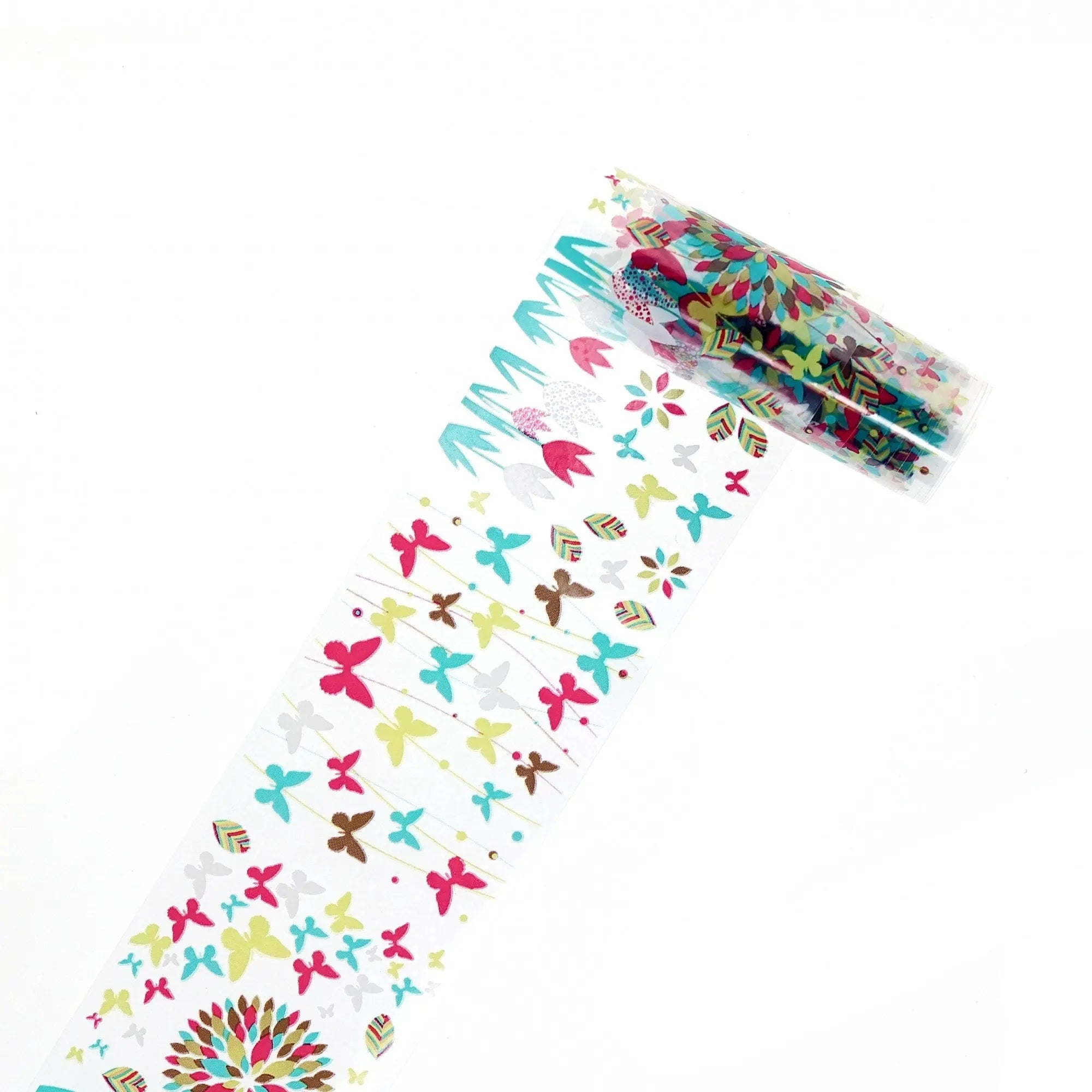 Transparent Butterflies and Flowers TFS-22   Naio Nails