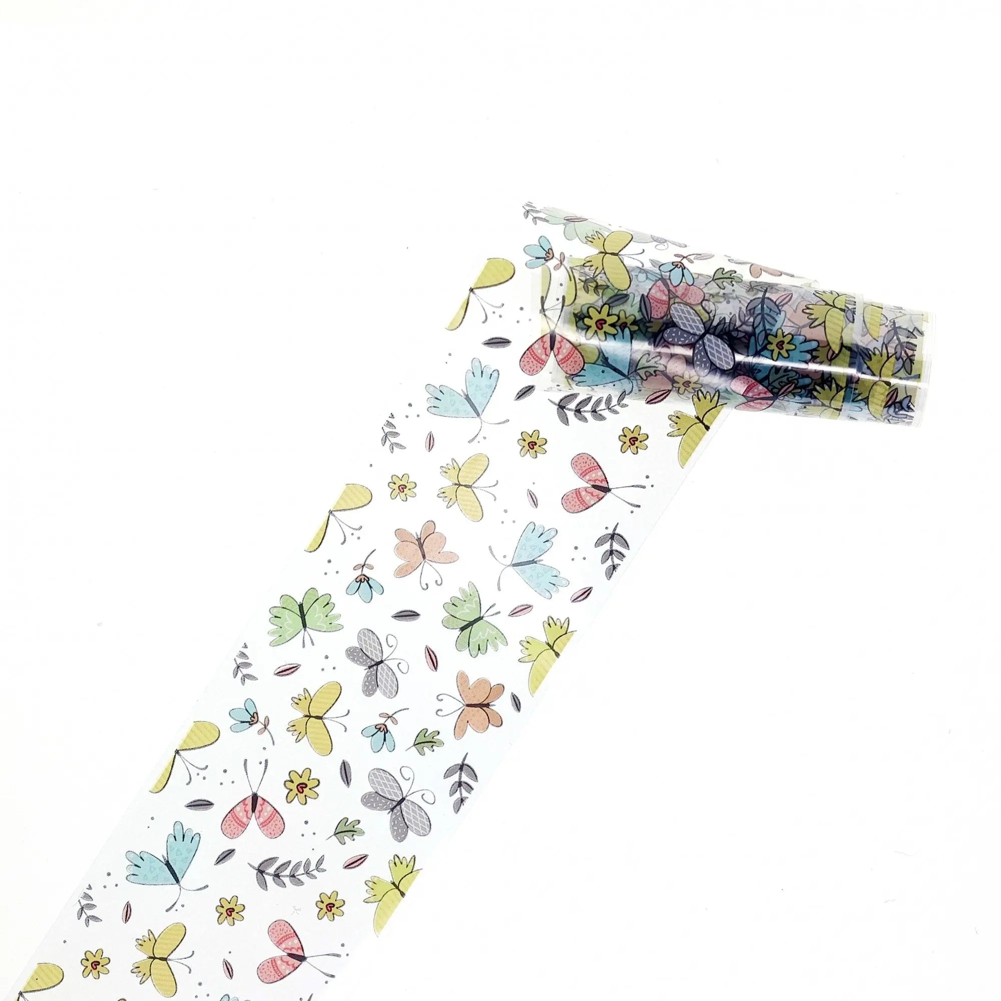 Transparent Butterflies and Flowers TFS-22   Naio Nails