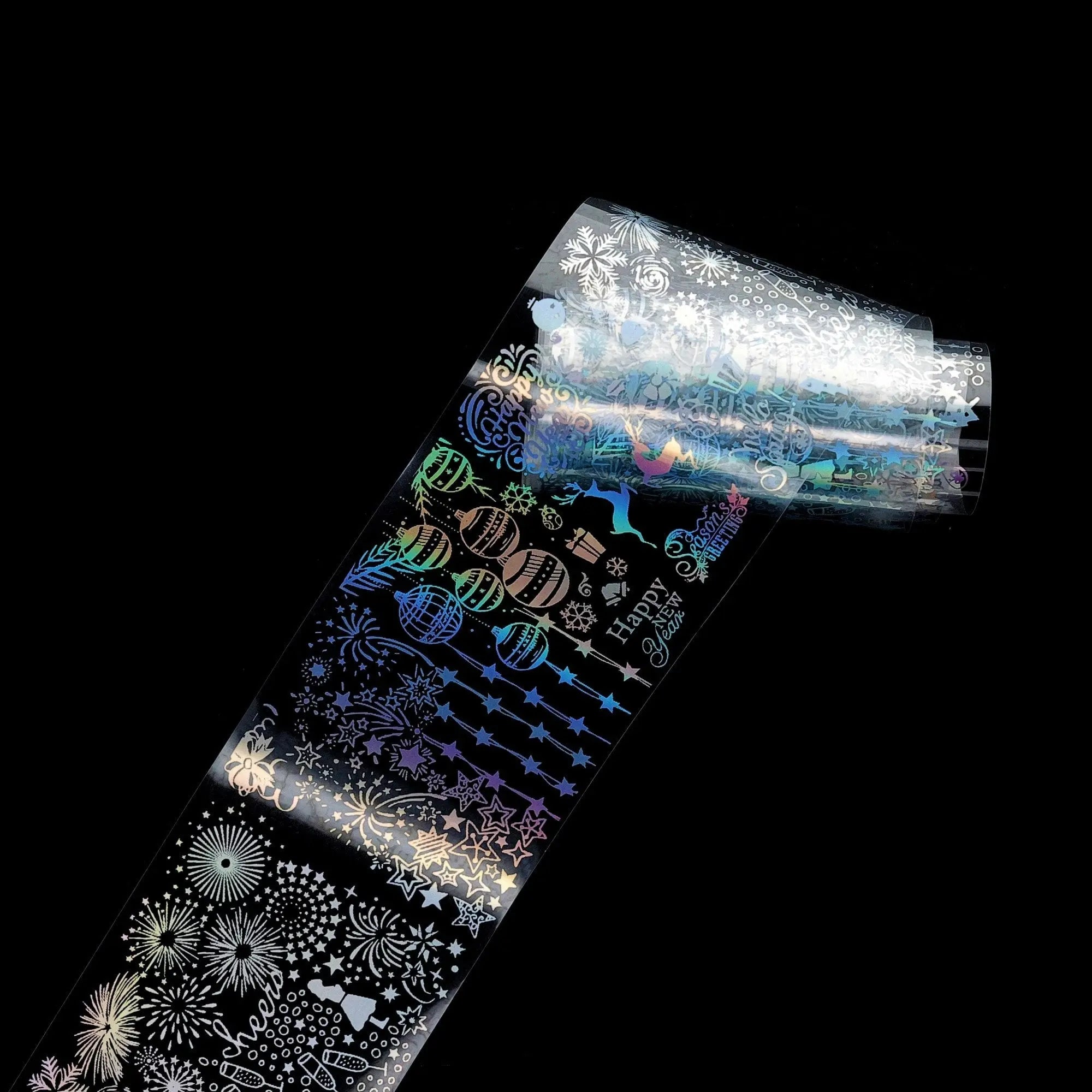 TFS-87 Holographic Christmas Foil Set   Naio Nails