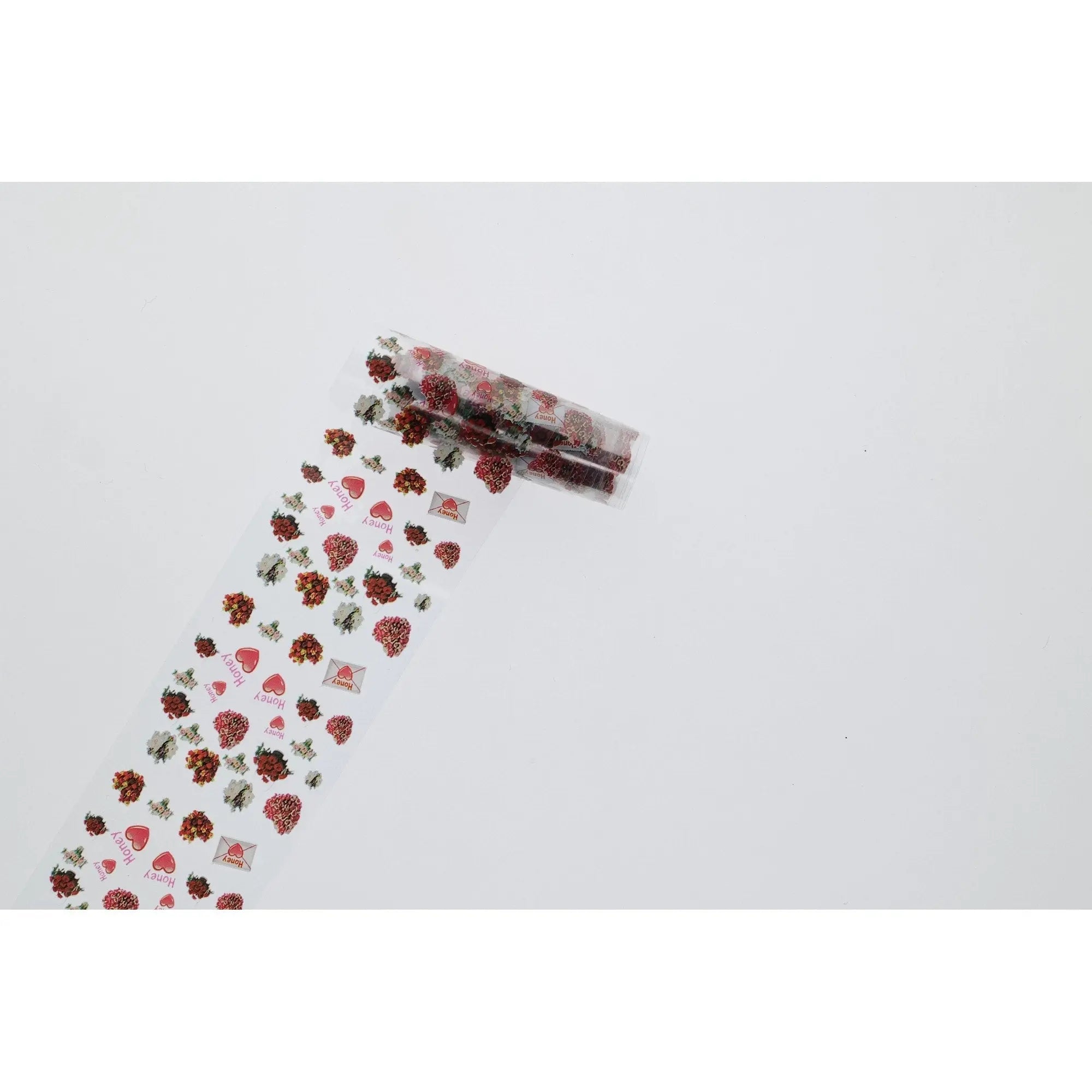 Assortments of Flowers, Hearts & Fonts  Set of Foils TFS-32  (Pack of 10)   Naio Nails