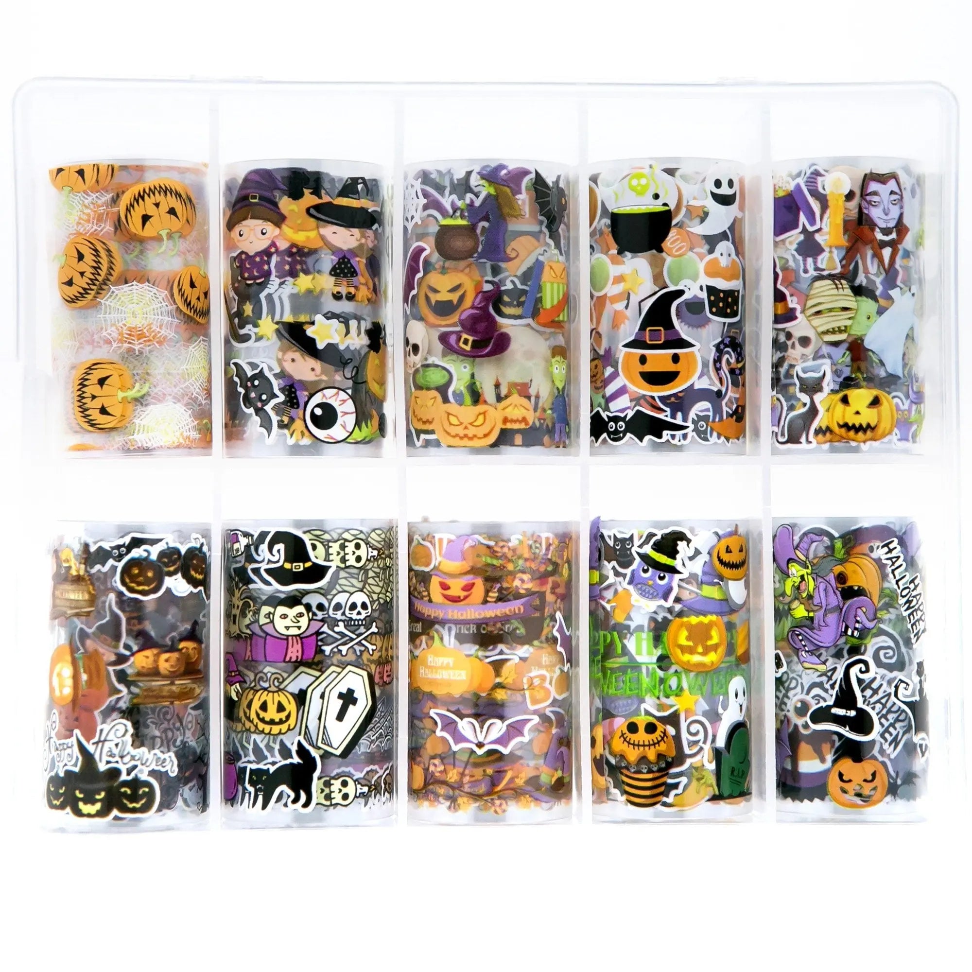 HFS-002 Halloween Foil Set - Various Designs   Naio Nails