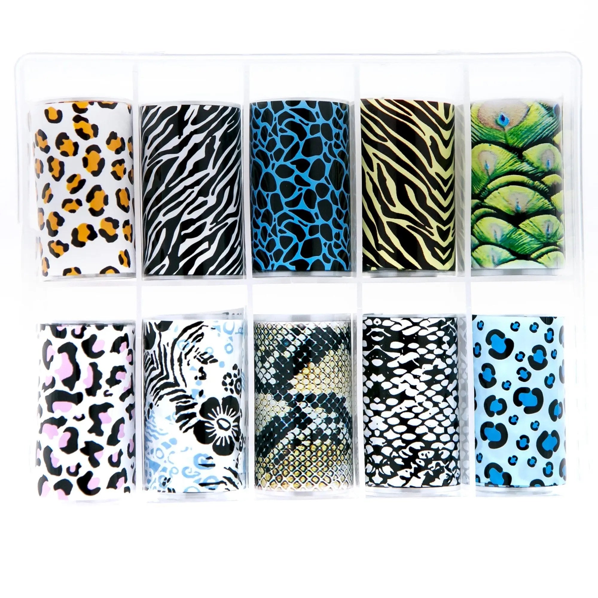 TFS-109 Vibrant Animal Set of Foils   Naio Nails