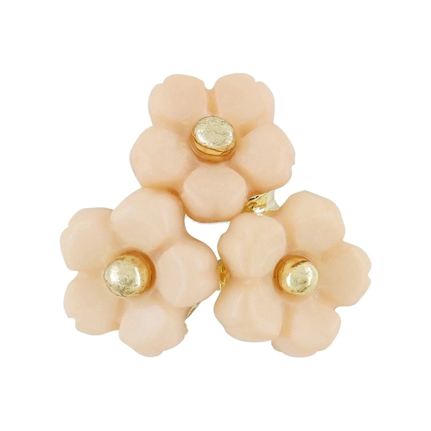 Pot of 10 Charms - Peach Flowers   Naio Nails