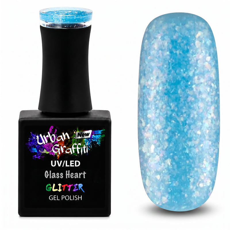Glass Heart - UGGP-A0765 Urban Graffiti Gel Polish 15ml