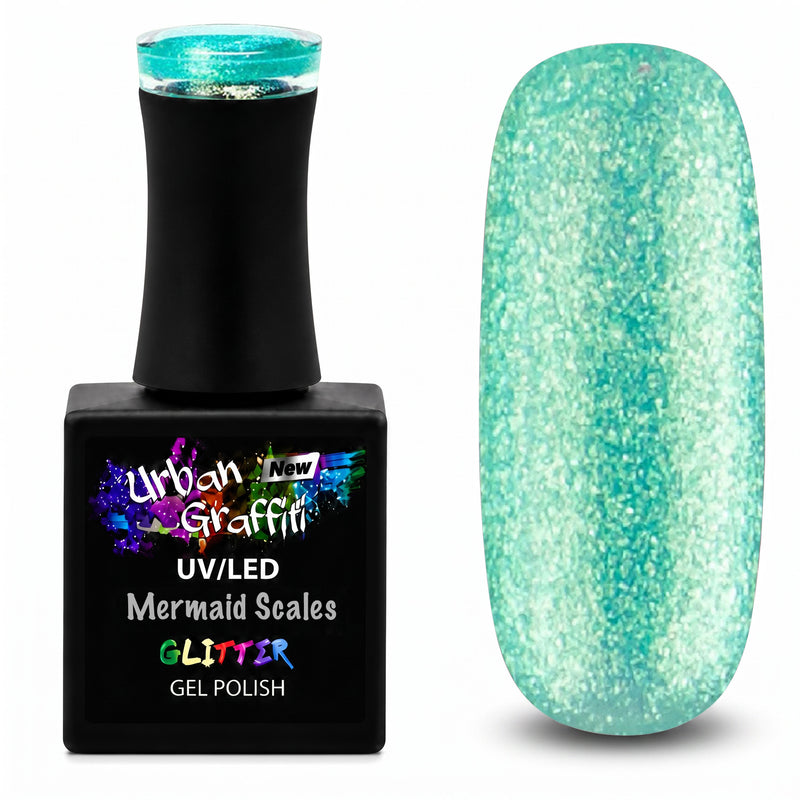 Mermaid Scales - UGGP-A0920 Urban Graffiti - Ocean Green Gel Polish 15ml