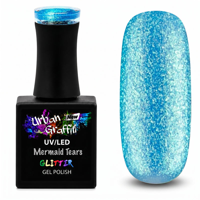 Mermaid Tears - UGGP-A0921 Urban Graffiti Aqua Glitter Gel Polish 15ml