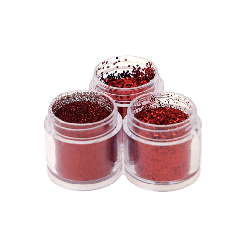 Queen of Hearts - Red Nail Art Glitter - B0300