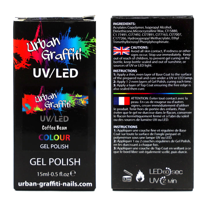 Coffee Bean - UGGP-A0478 Urban Graffiti Gel Polish 15ml   Naio Nails