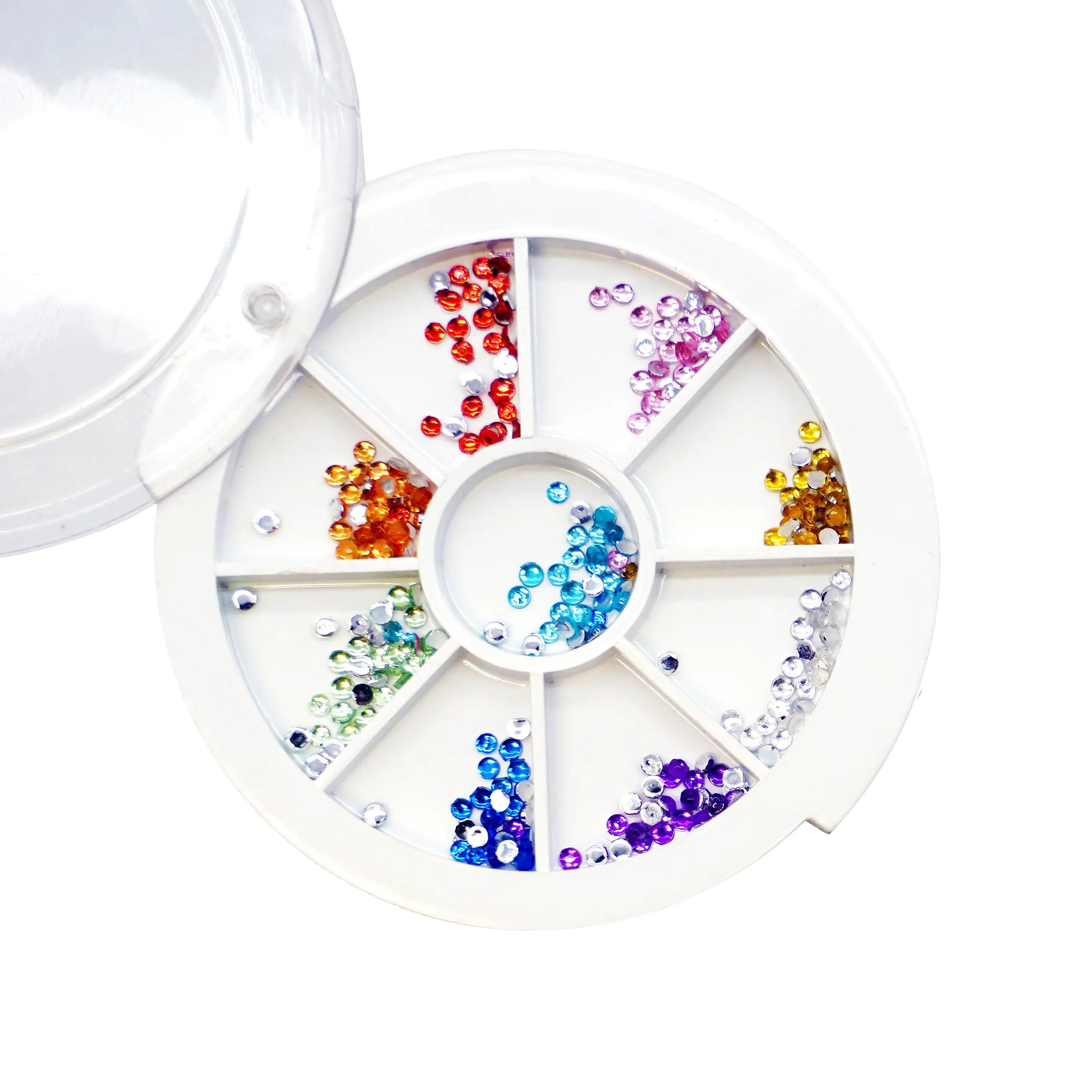 Multicoloured Nail Art Gems   Naio Nails