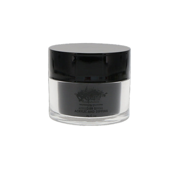 2-in-1 Acrylic Powder - Jet Black - UGCA-001