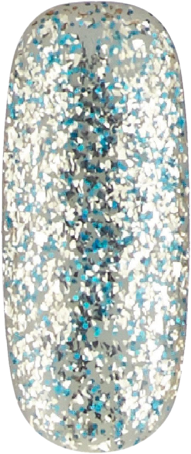 Winter Waterfall - UGGP-A0912 Smalto Gel Glitter Blu e Argento Urban Graffiti 15ml